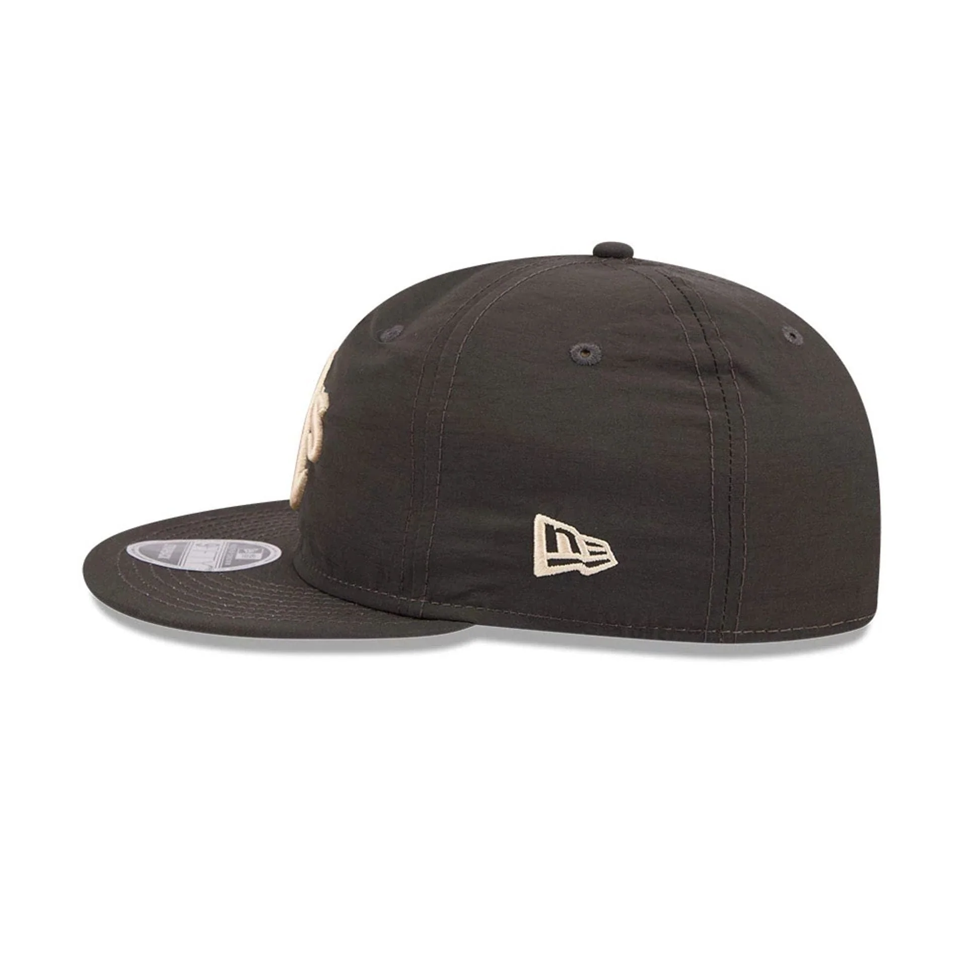 Athletics MLB Nylon Black Retro Crown 9FIFTY Adjustable Cap - Image 5