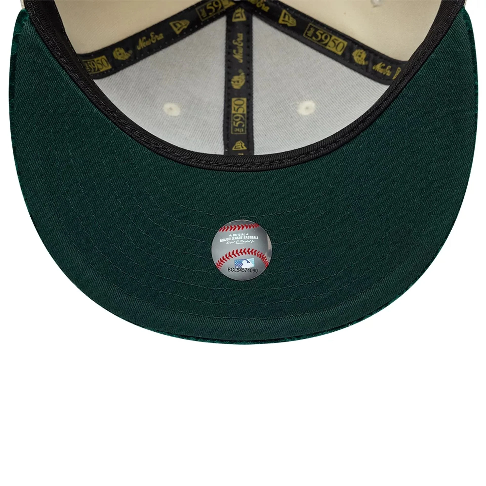 Athletics MLB Paisley Visor Cream 59FIFTY Fitted Cap - Image 2