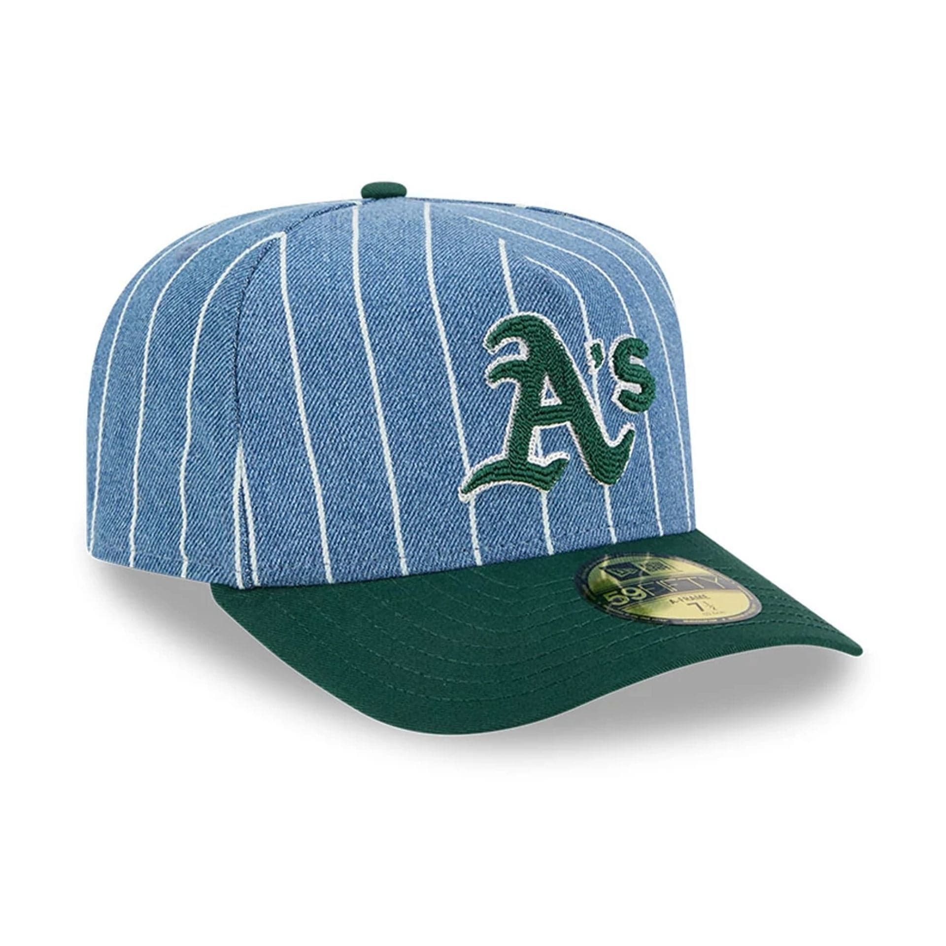 Athletics MLB Parallel Dark Green 59FIFTY A-Frame Fitted Cap - Image 3