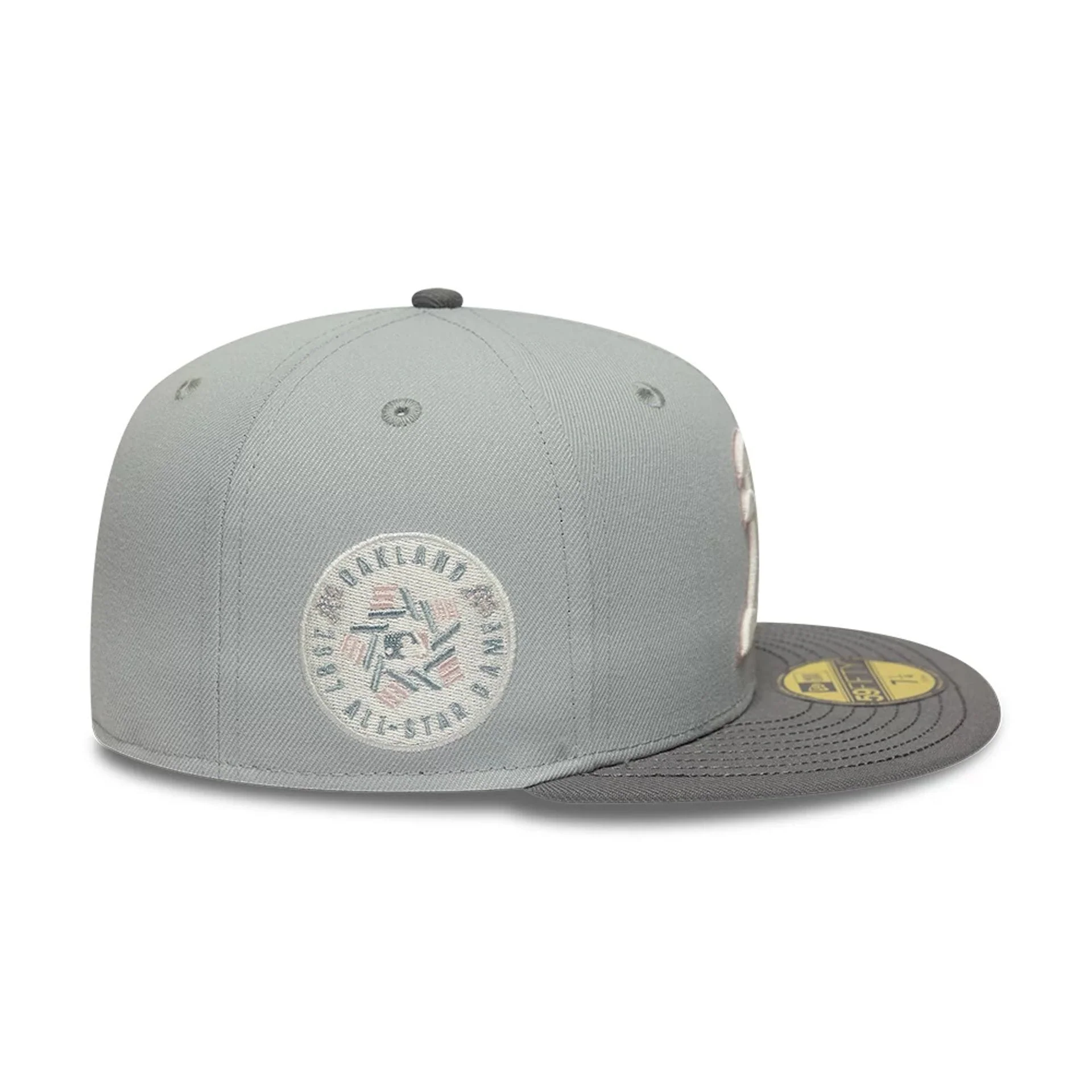 Athletics MLB Sakura Nagashi Grey 59FIFTY Fitted Cap - Image 5