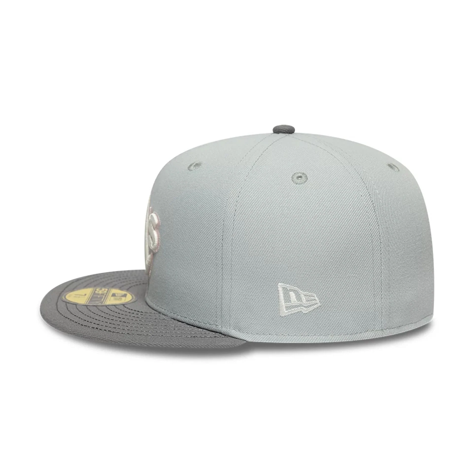 Athletics MLB Sakura Nagashi Grey 59FIFTY Fitted Cap - Image 6