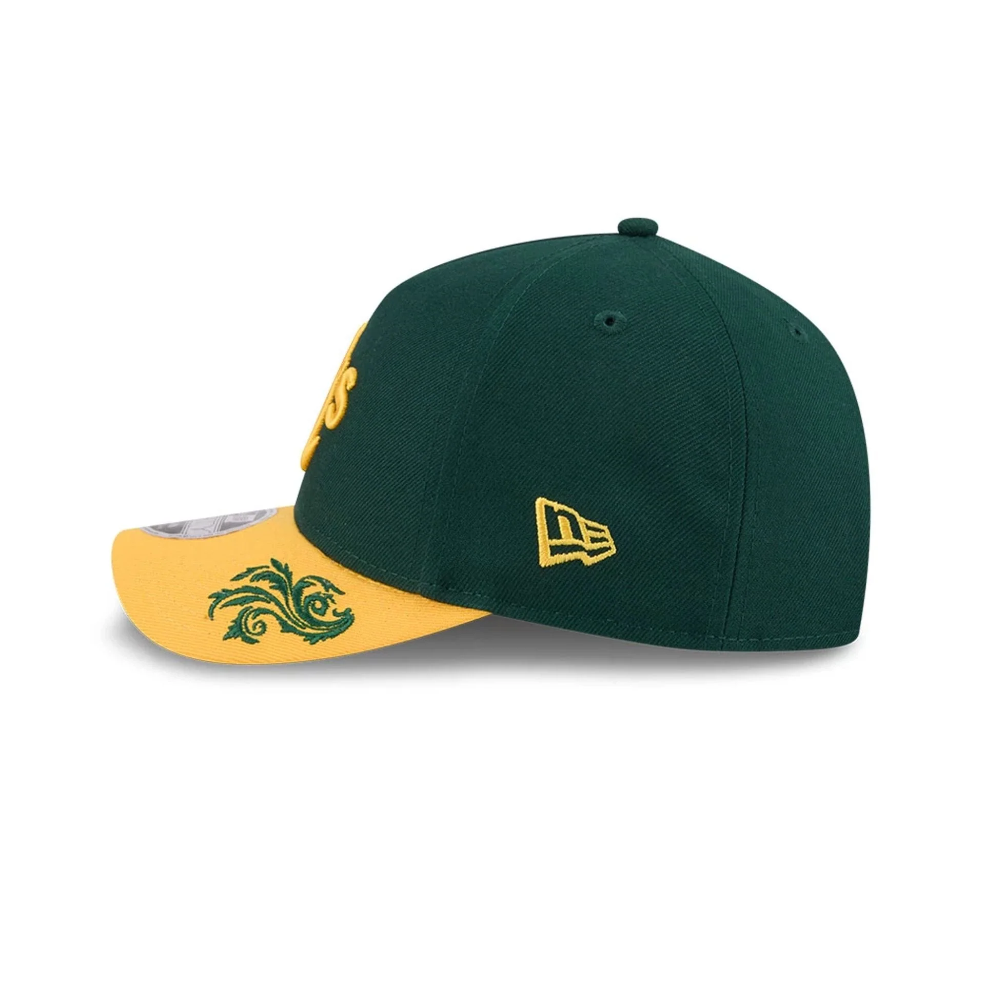 Athletics MLB Script Dark Green 9FORTY M-Crown A-Frame Adjustable Cap - Image 7