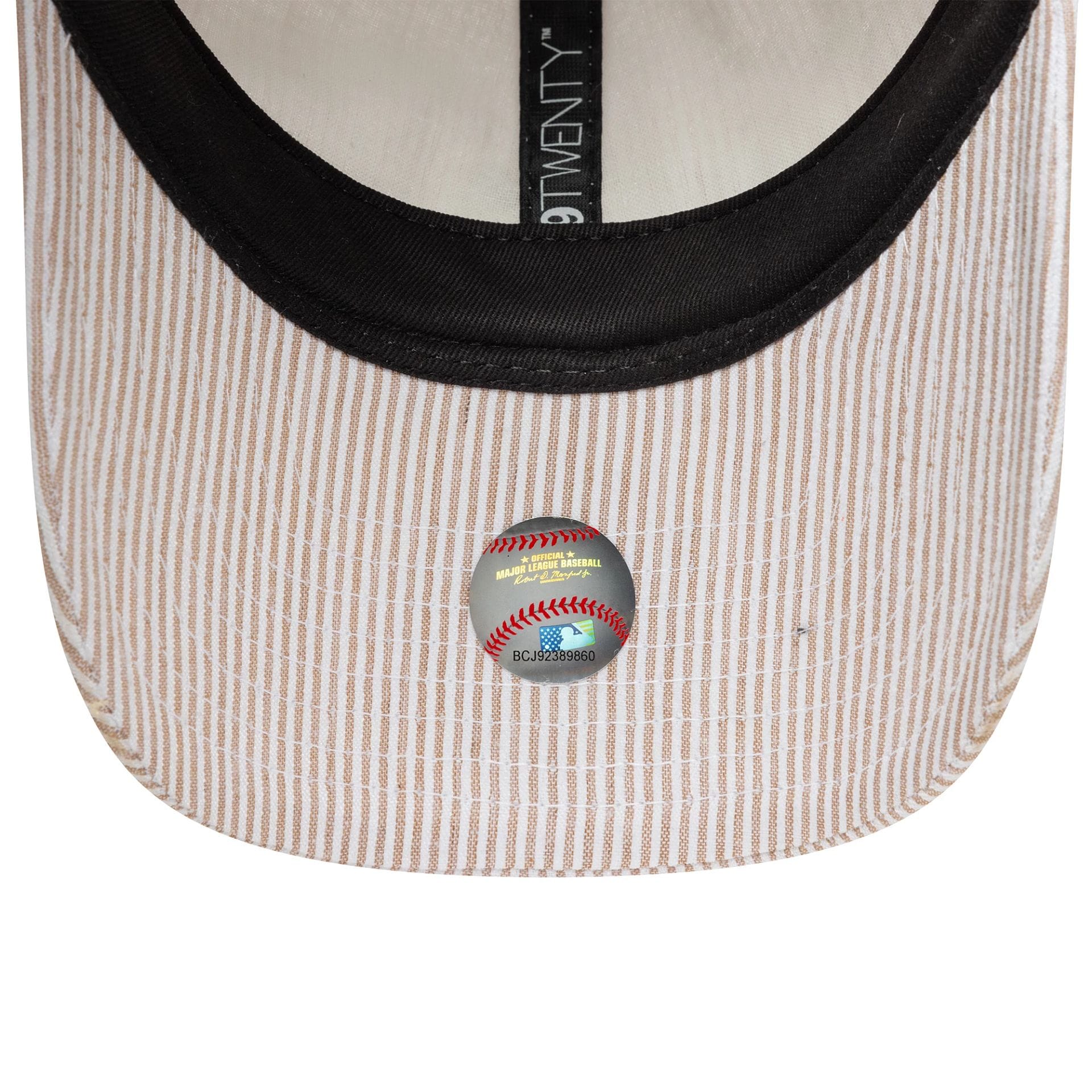 Athletics MLB Seersucker Light Beige 9TWENTY Adjustable Cap - Image 5