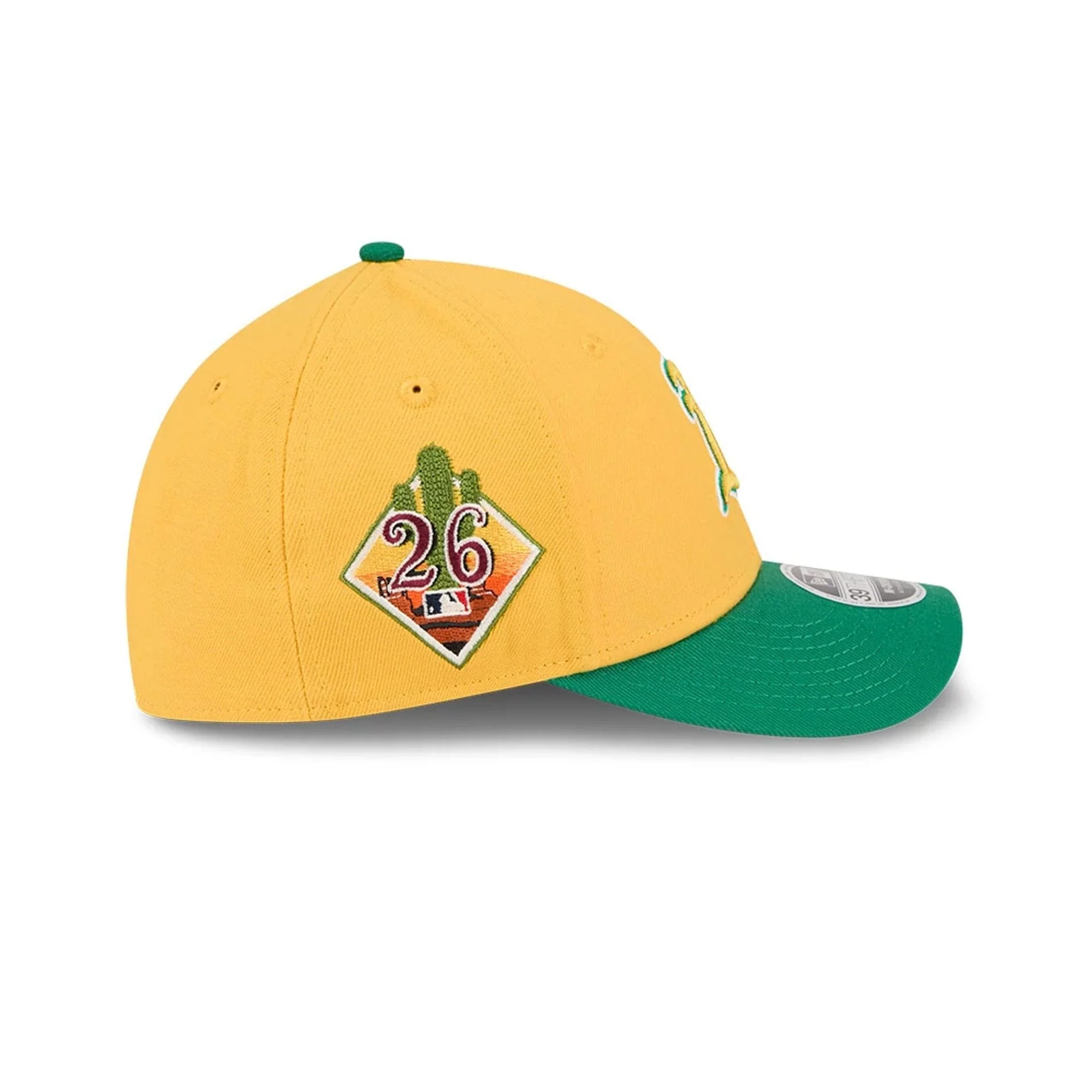 Athletics MLB Spring Training 2026 Yellow 39THIRTY M-Crown Stretch Fit Cap - Image 5