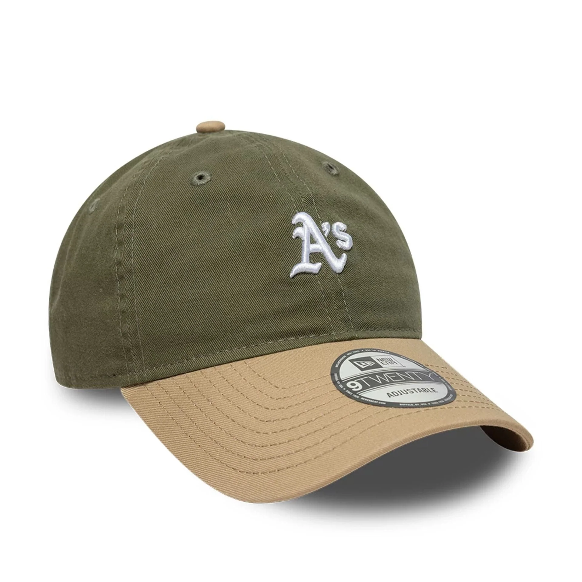 Athletics MLB Washed Contrast Green 9TWENTY Adjustable Cap - Image 3