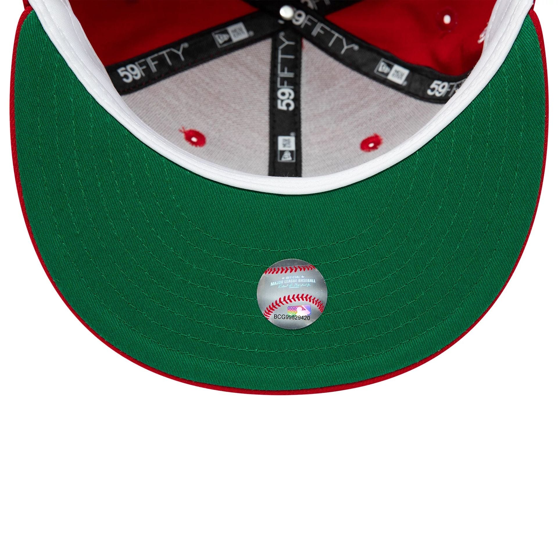 Athletics MLB World Series 1989 Red 59FIFTY Fitted Cap - Image 2