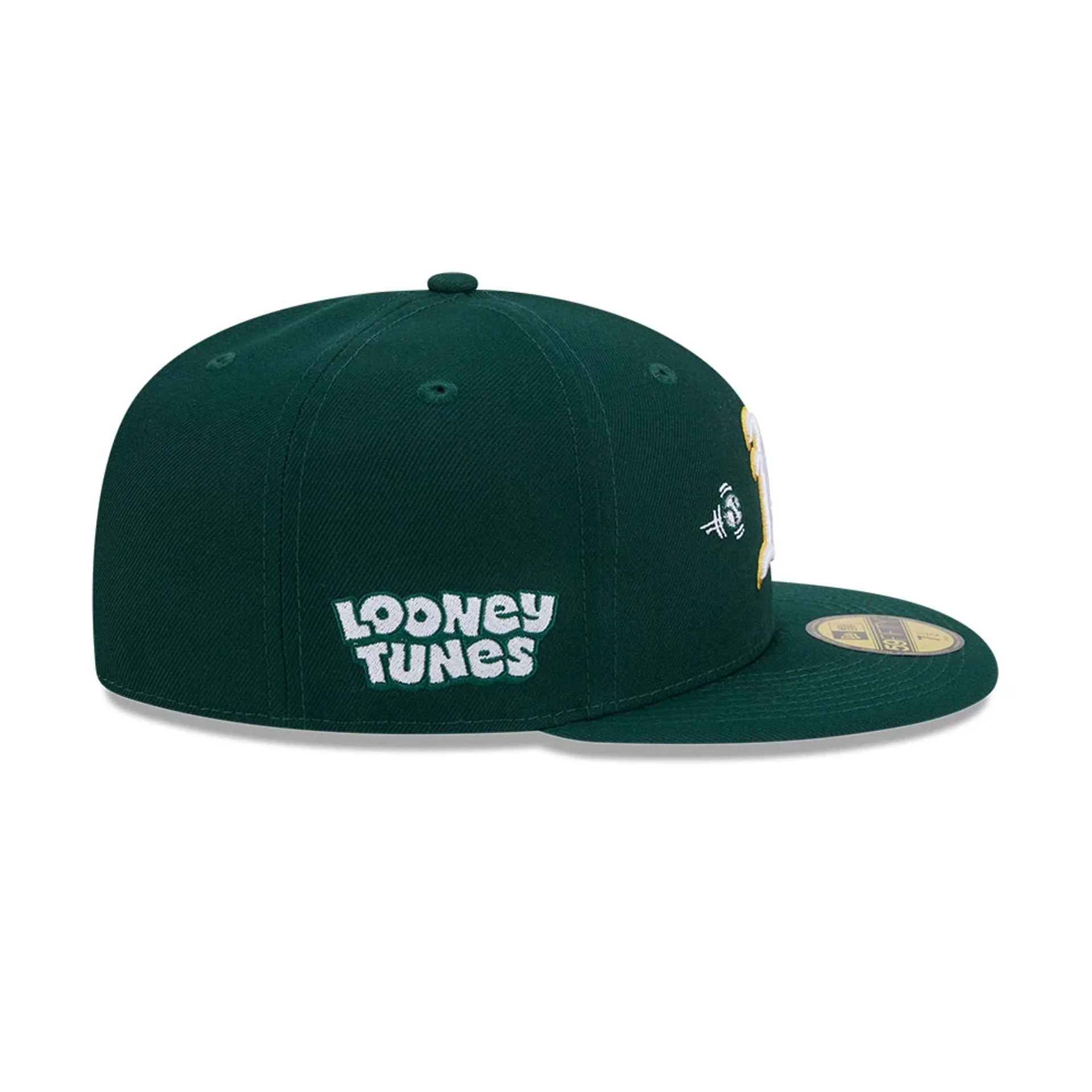 Athletics MLB X Looney Tunes Bugs Bunny Dark Green 59FIFTY Fitted Cap - Image 6