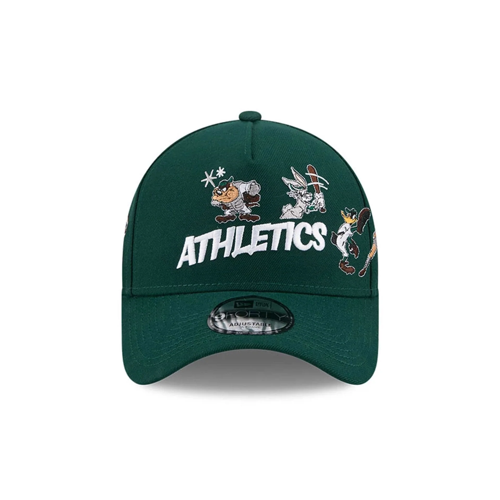 Athletics MLB X Looney Tunes Dark Green 9FORTY A-Frame Adjustable Cap - Image 3