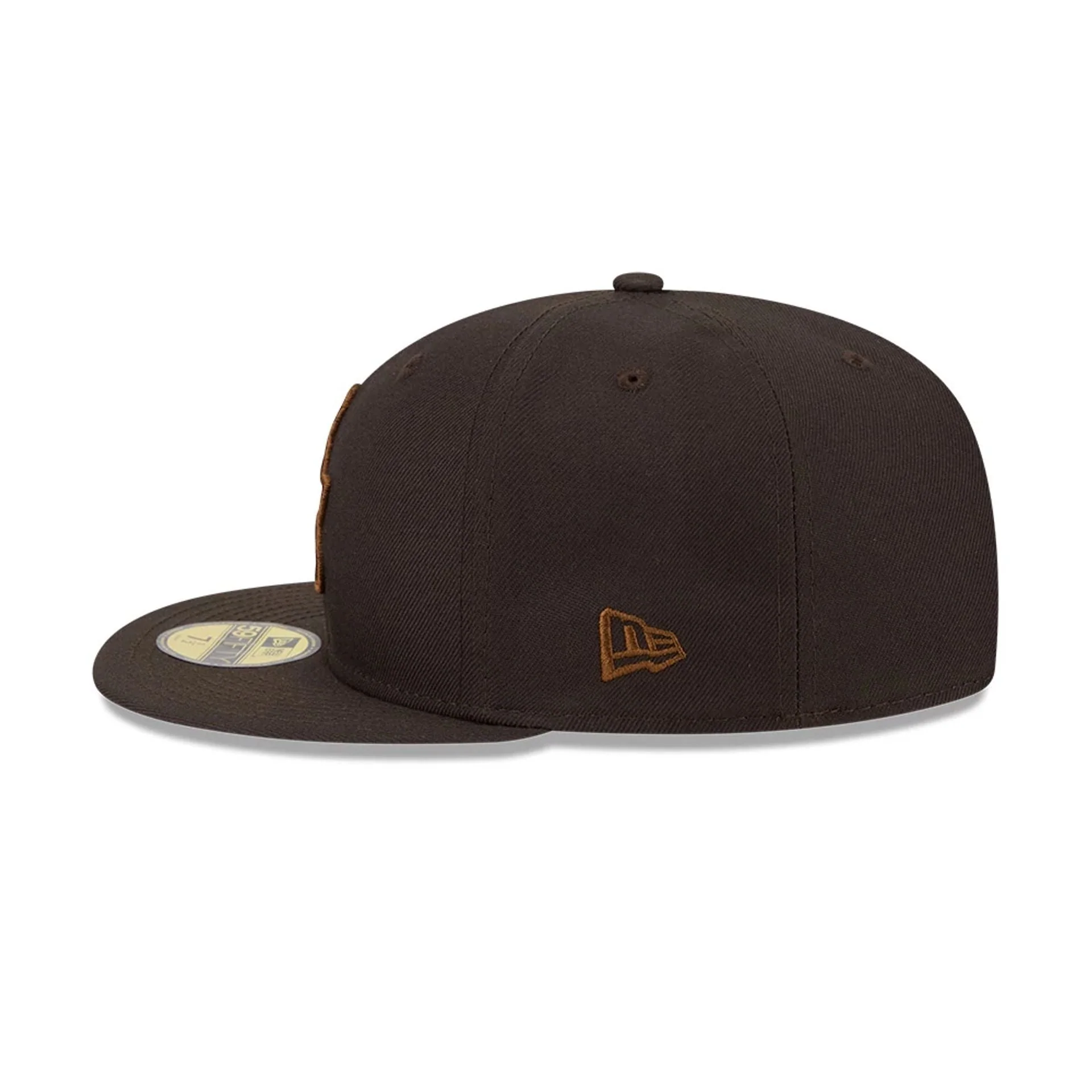 Atlanta Black Crackers MLB Negro League Dark Brown 59FIFTY Fitted Cap - Image 7