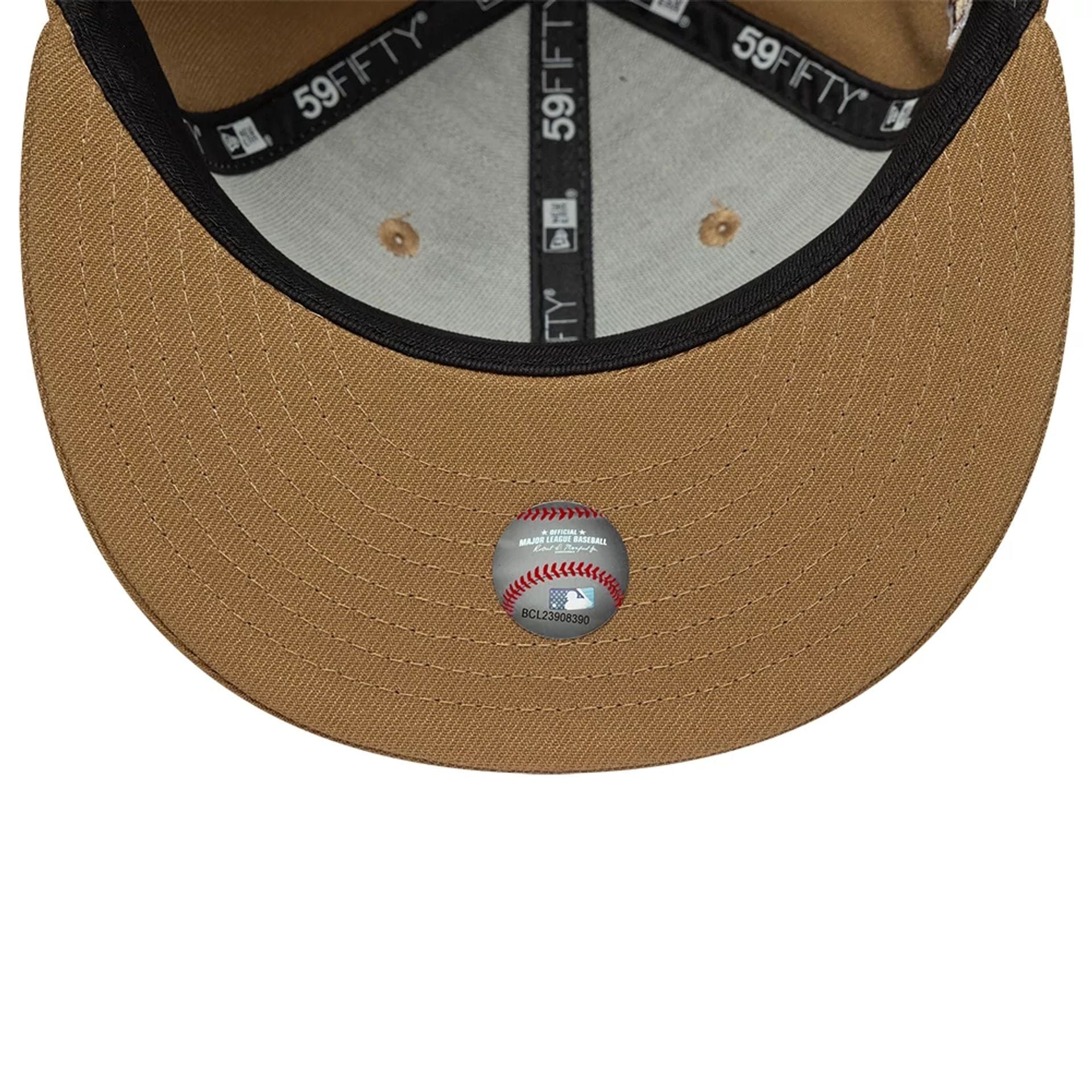 Atlanta Braves MLB Beige 59FIFTY Fitted Cap - Image 7