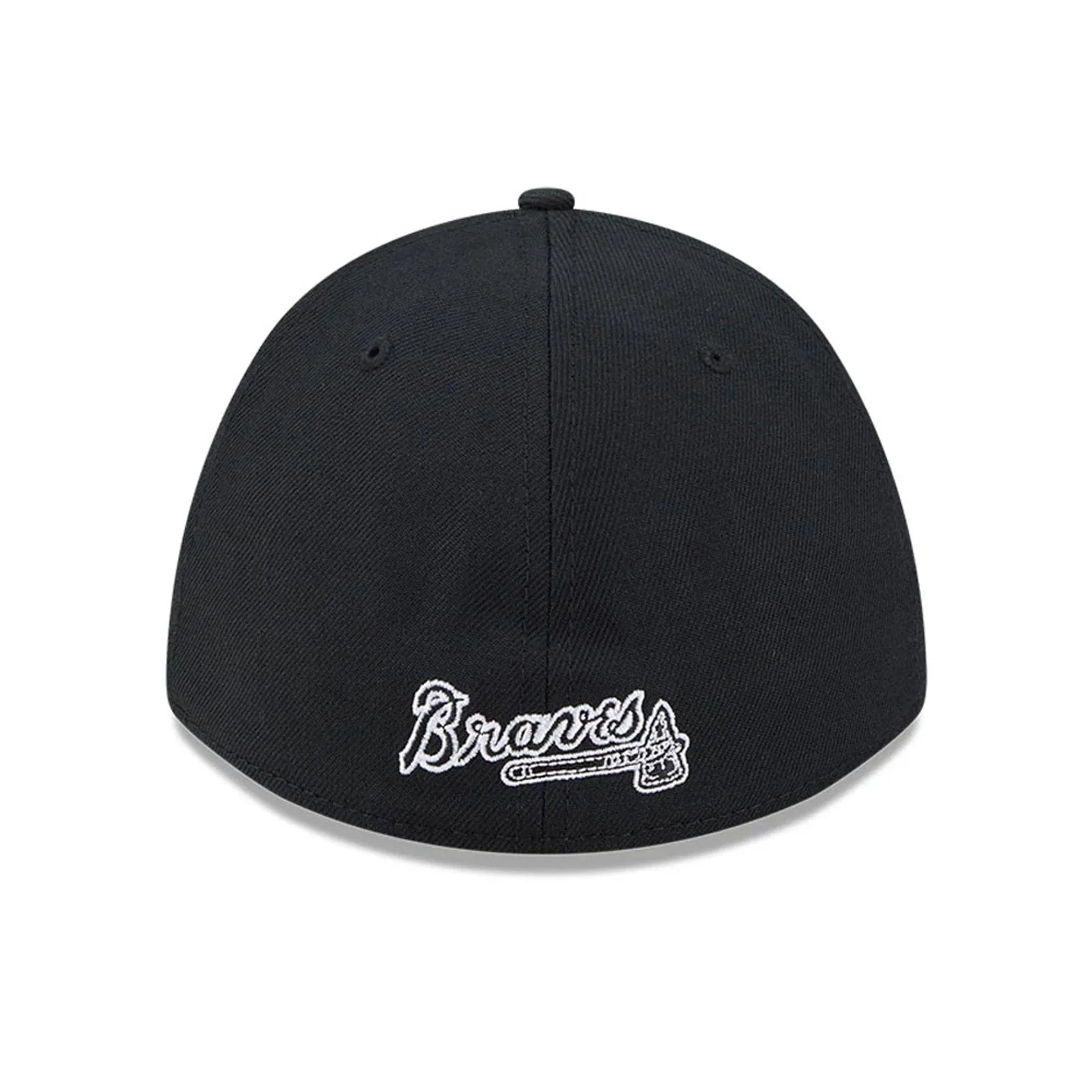 Atlanta Braves MLB Black 39THIRTY M-Crown Stretch Fit Cap - Image 5