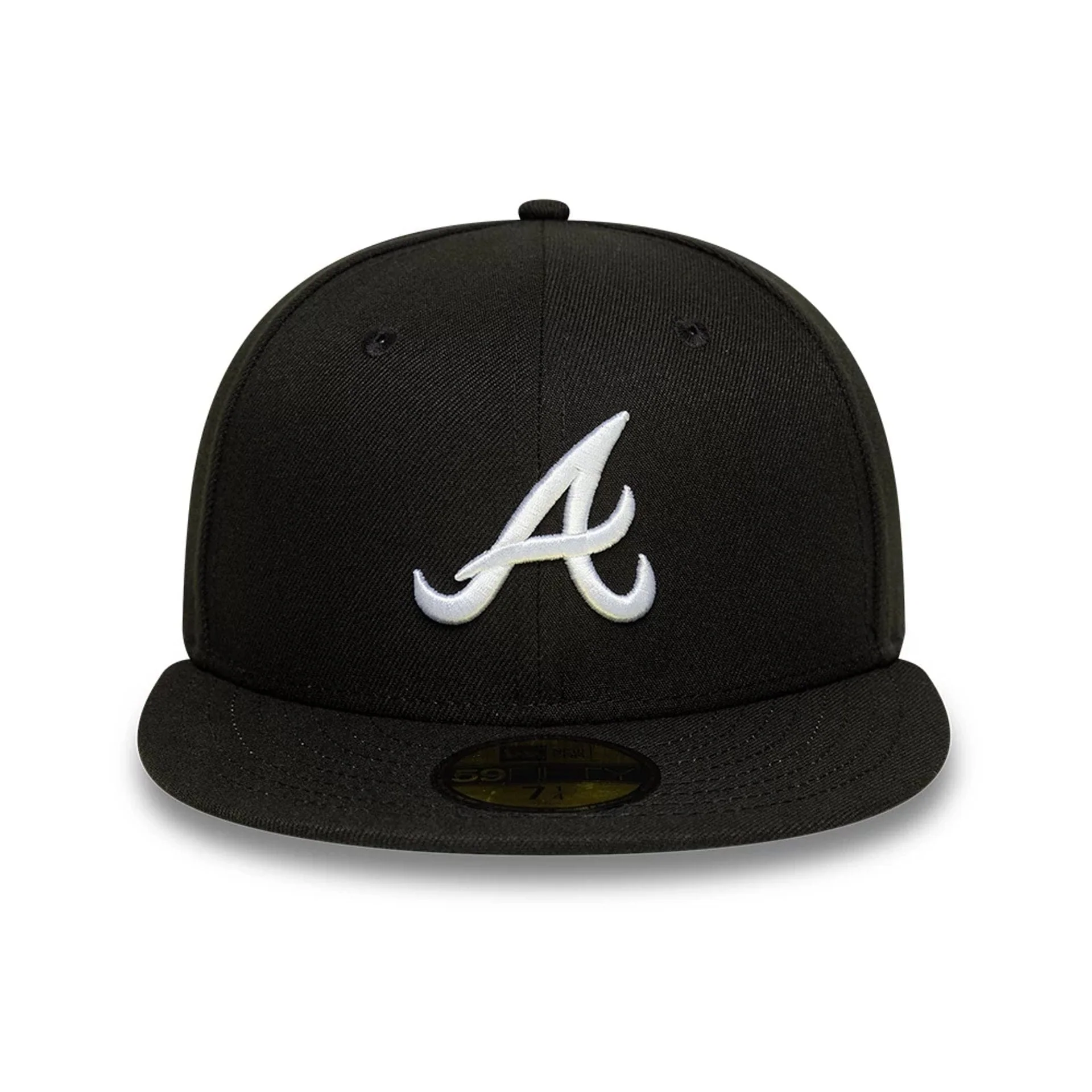 Atlanta Braves MLB Black 59FIFTY Fitted Cap - Image 3