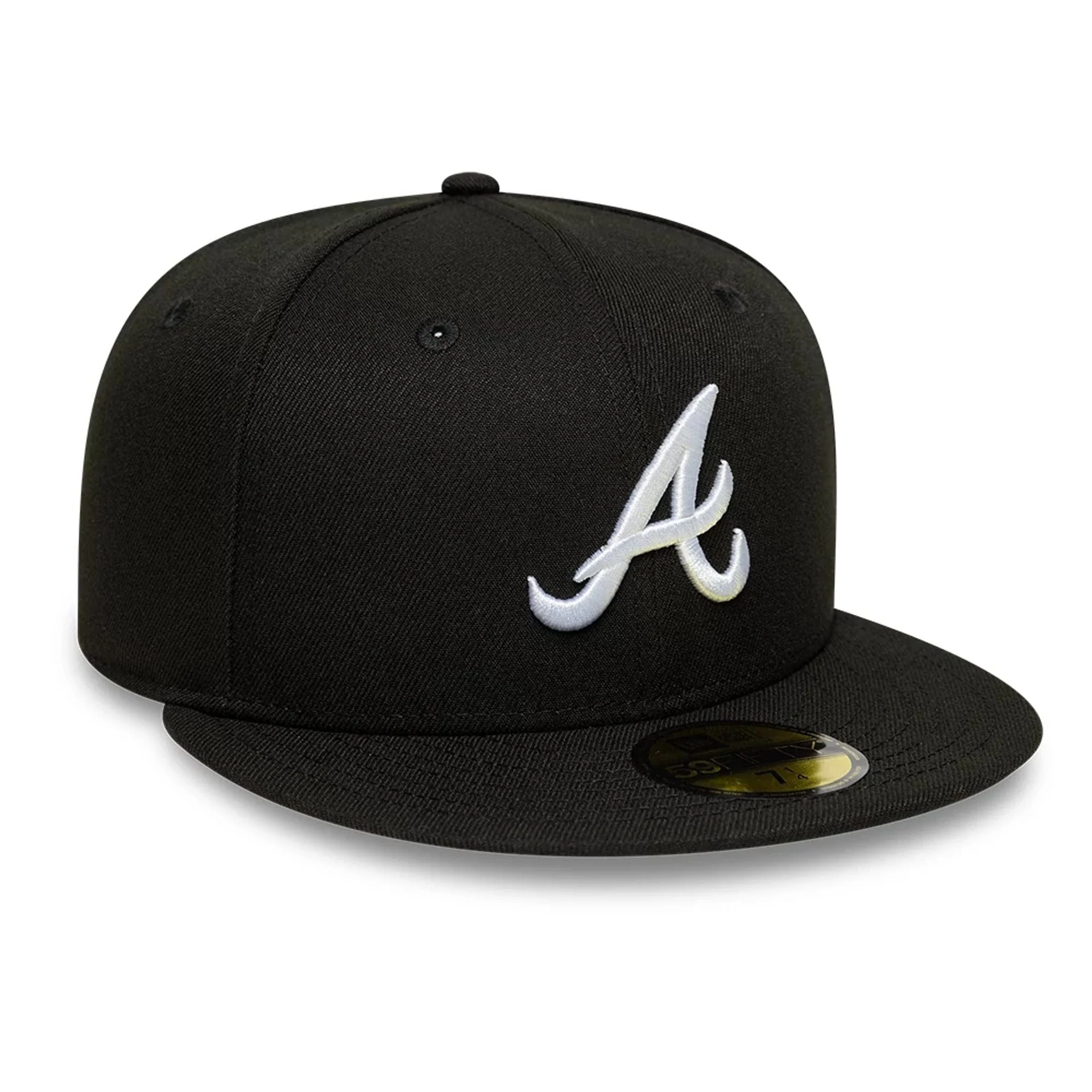 Atlanta Braves MLB Black 59FIFTY Fitted Cap - Image 4