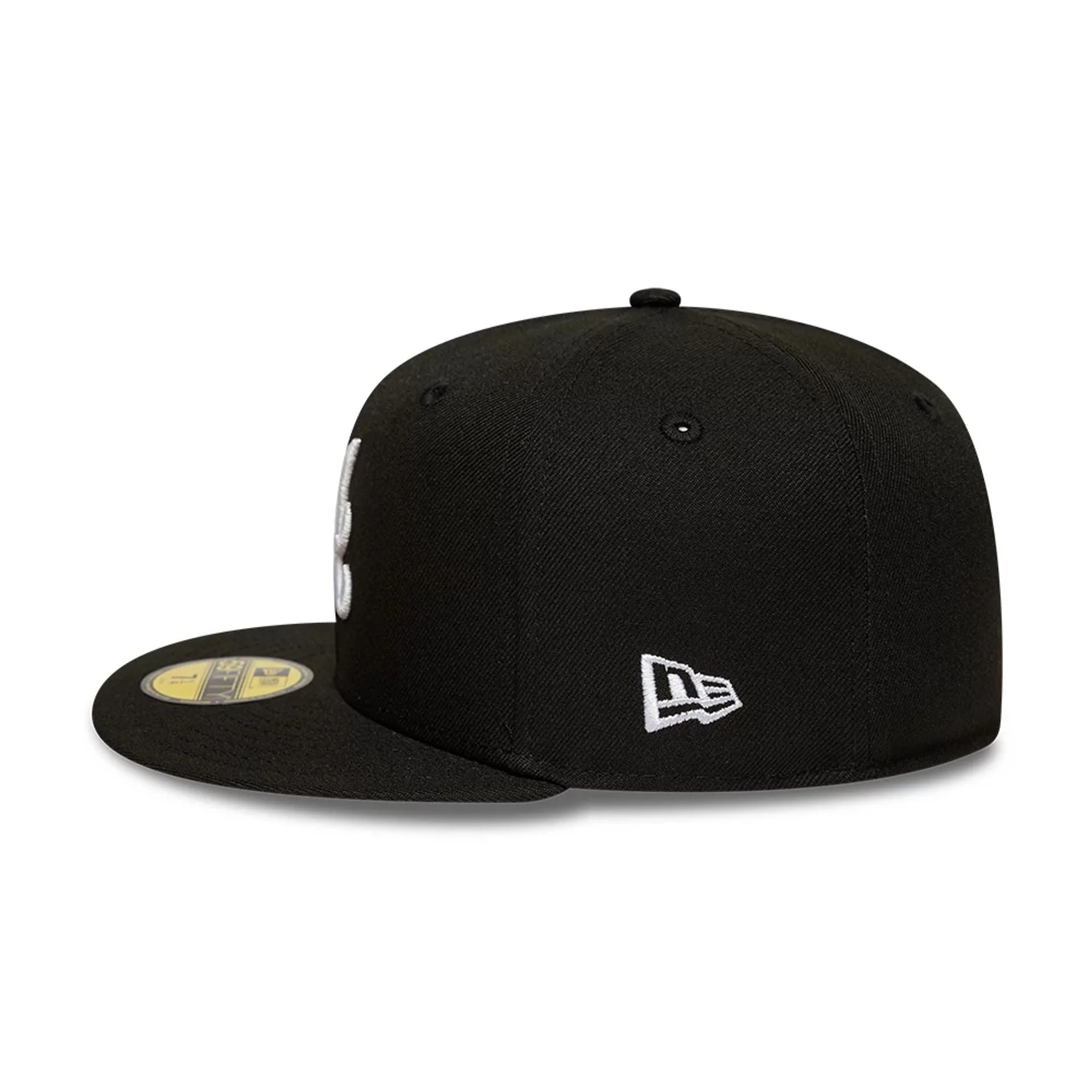 Atlanta Braves MLB Black 59FIFTY Fitted Cap - Image 6