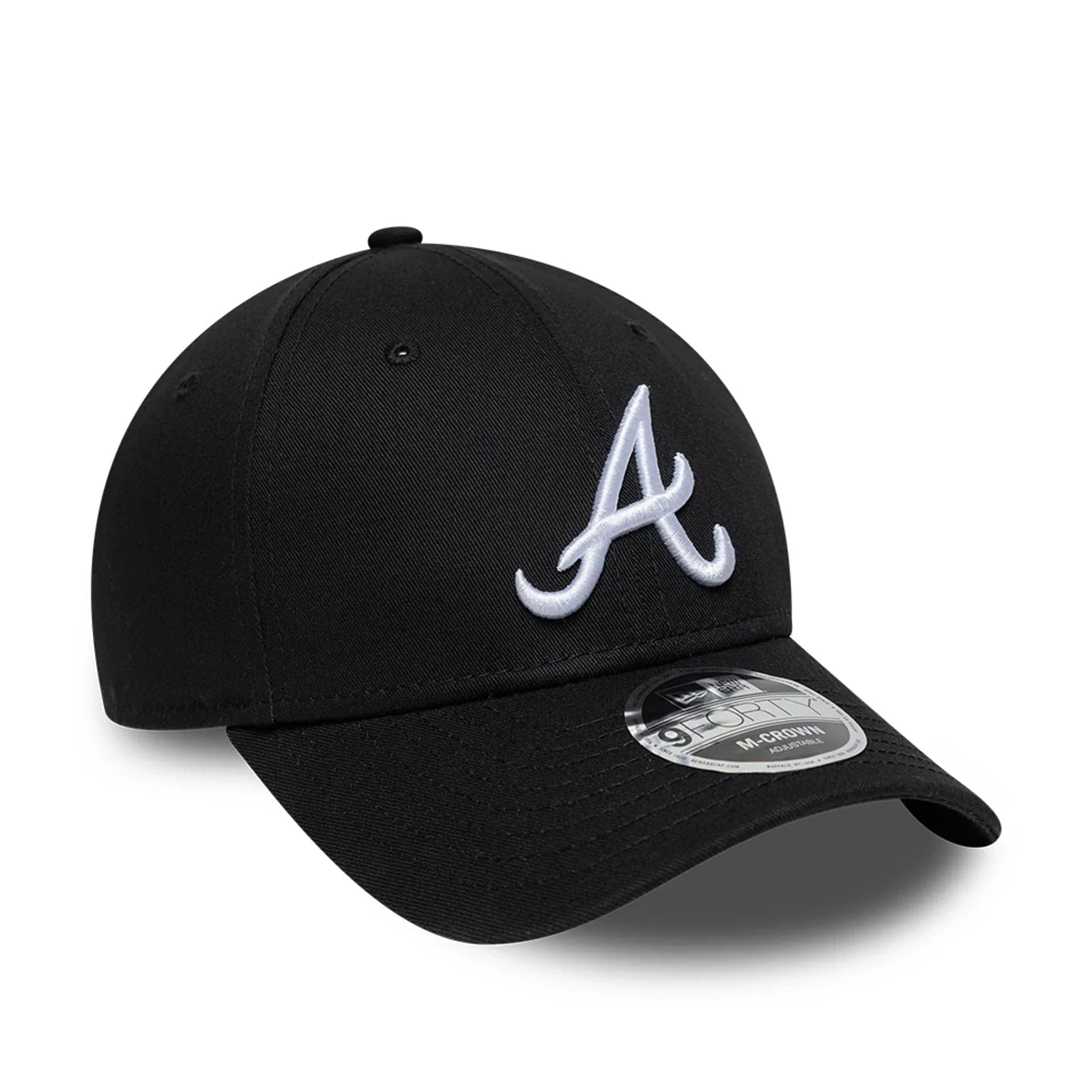 Atlanta Braves MLB Black 9FORTY M-Crown Adjustable Cap - Image 3