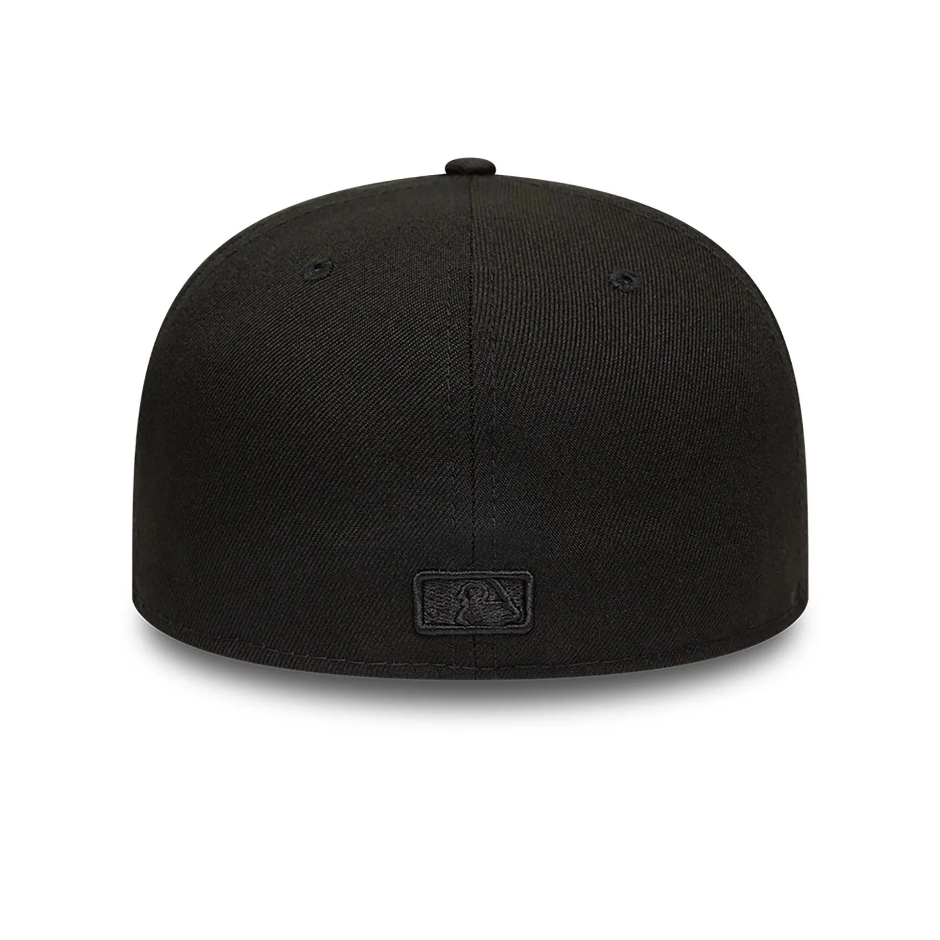 Atlanta Braves MLB Black on Black 59FIFTY Fitted Cap - Image 3