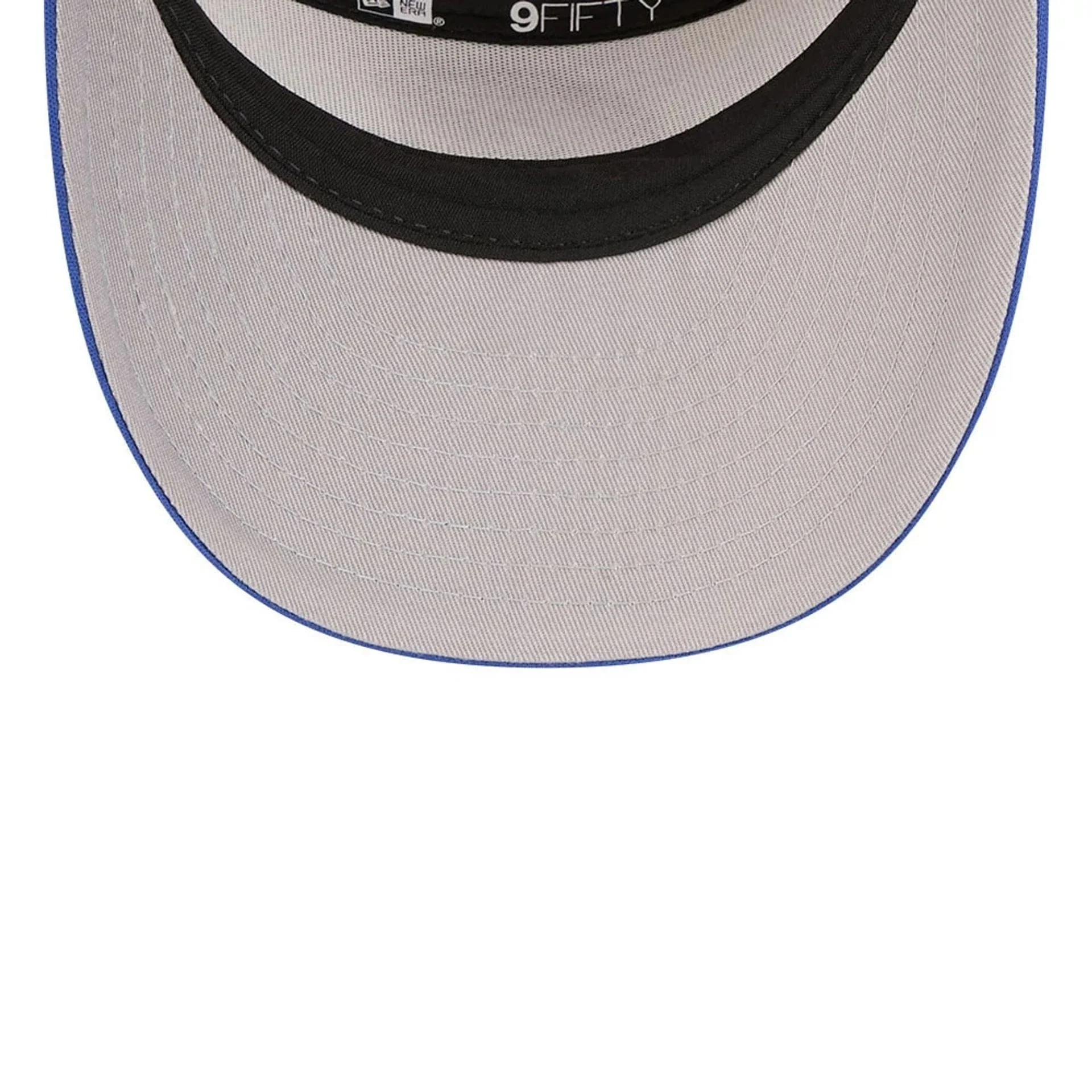 Atlanta Braves MLB Blocked Blue 9FIFTY Split Panel Snapback Adjustable Cap - Image 2