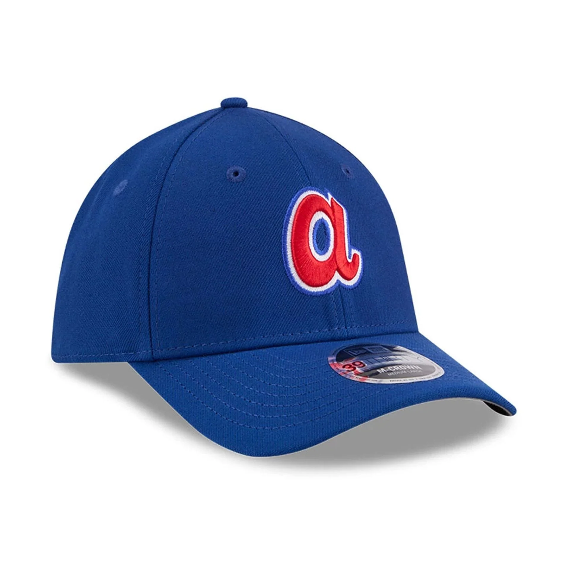 Atlanta Braves MLB Blue 39THIRTY M-Crown Stretch Fit Cap - Image 4
