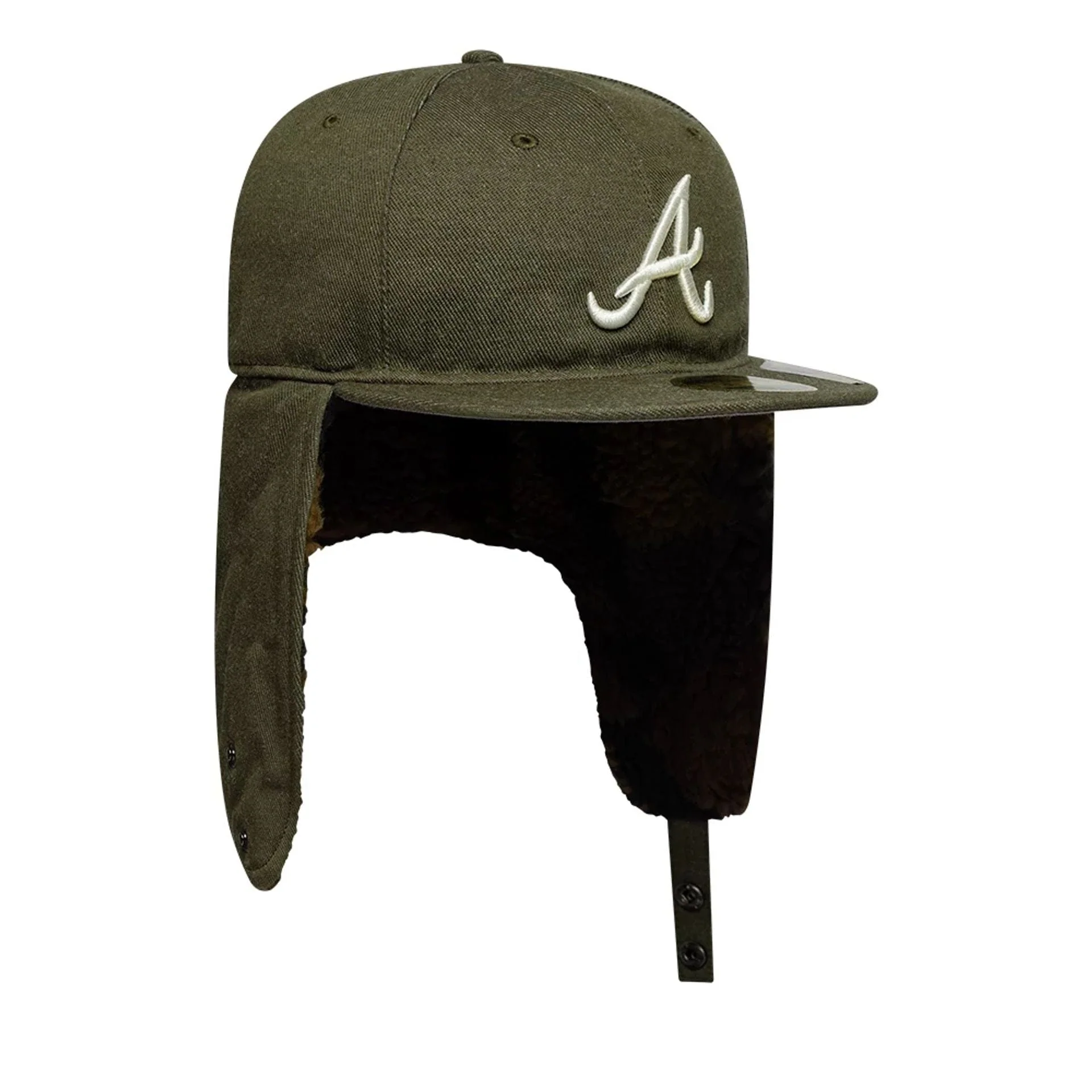 Atlanta Braves MLB Camo Open Green Retro Crown 59FIFTY Fitted Cap - Image 8
