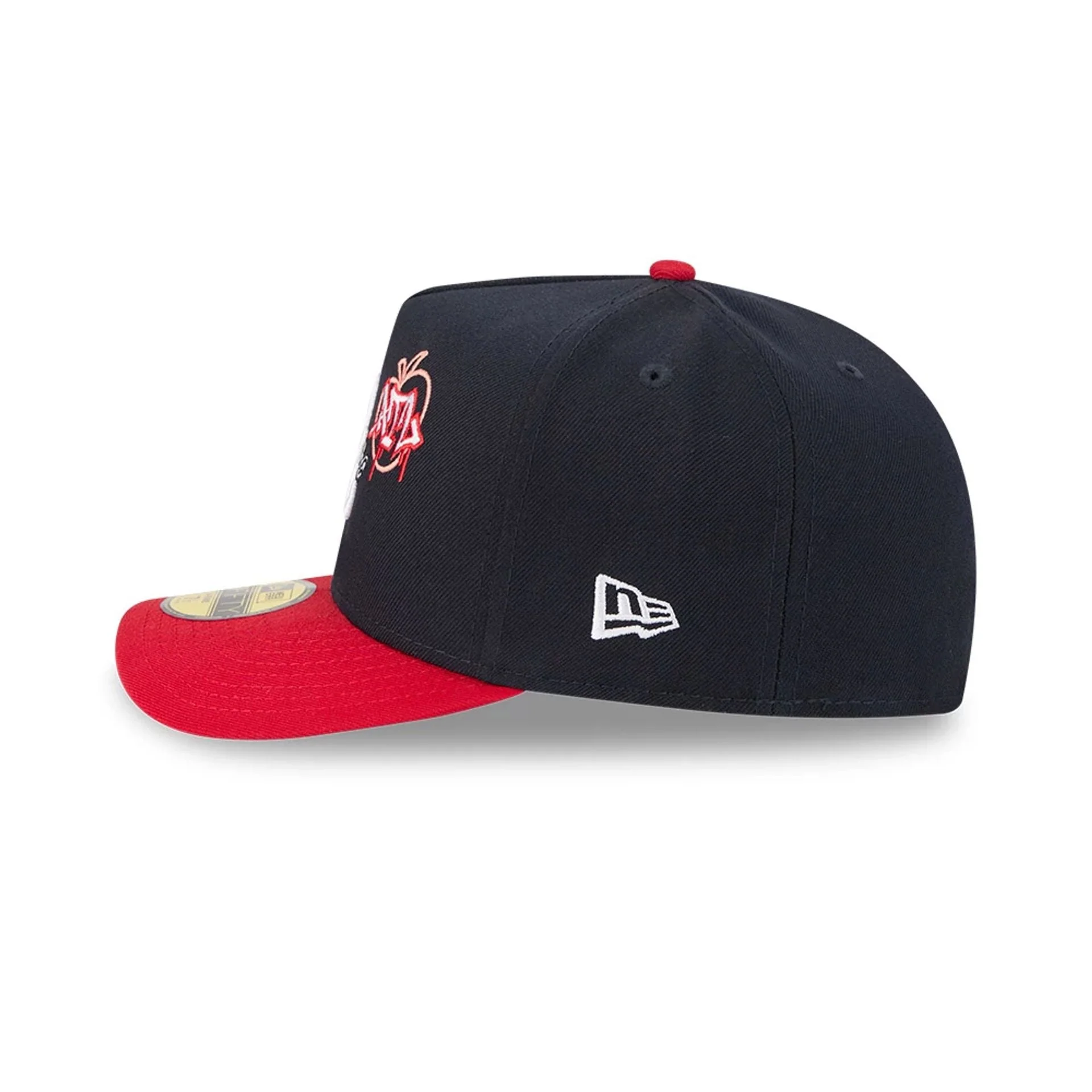Atlanta Braves MLB Cartoon Navy 59FIFTY A-Frame Fitted Cap - Image 6