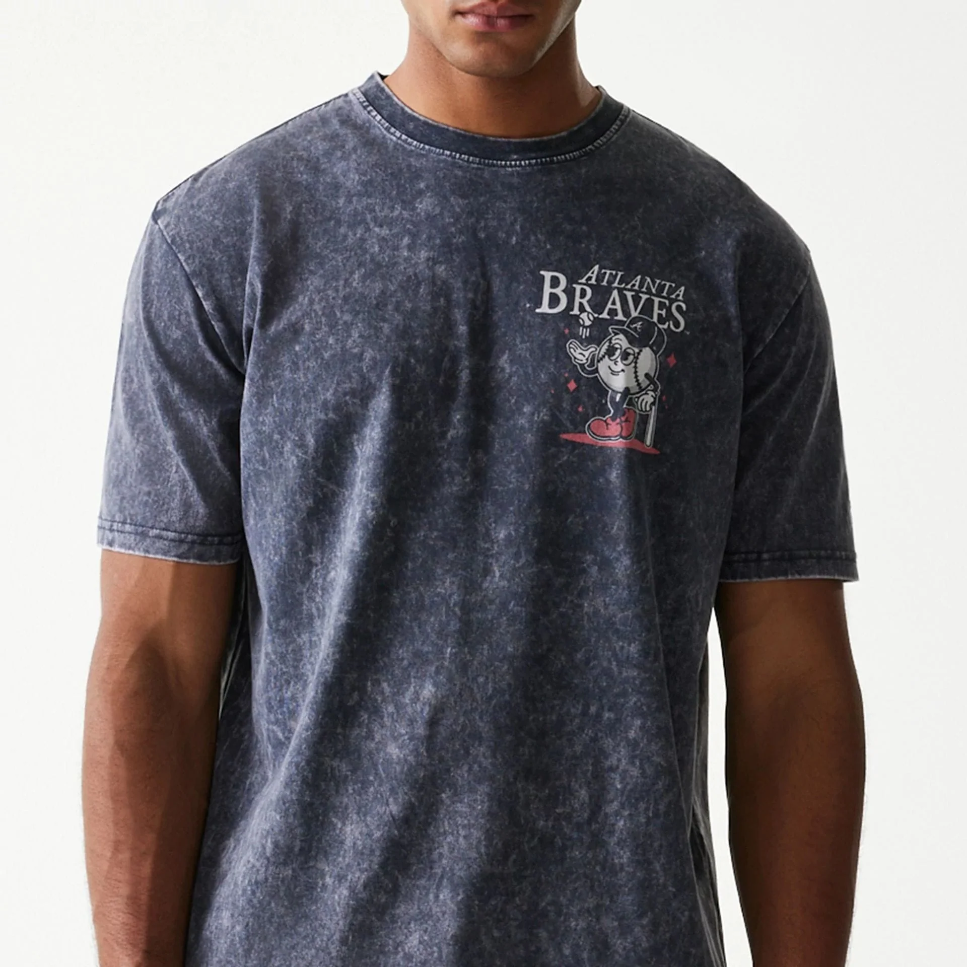 Atlanta Braves MLB Character Navy T-Shirt - Image 3