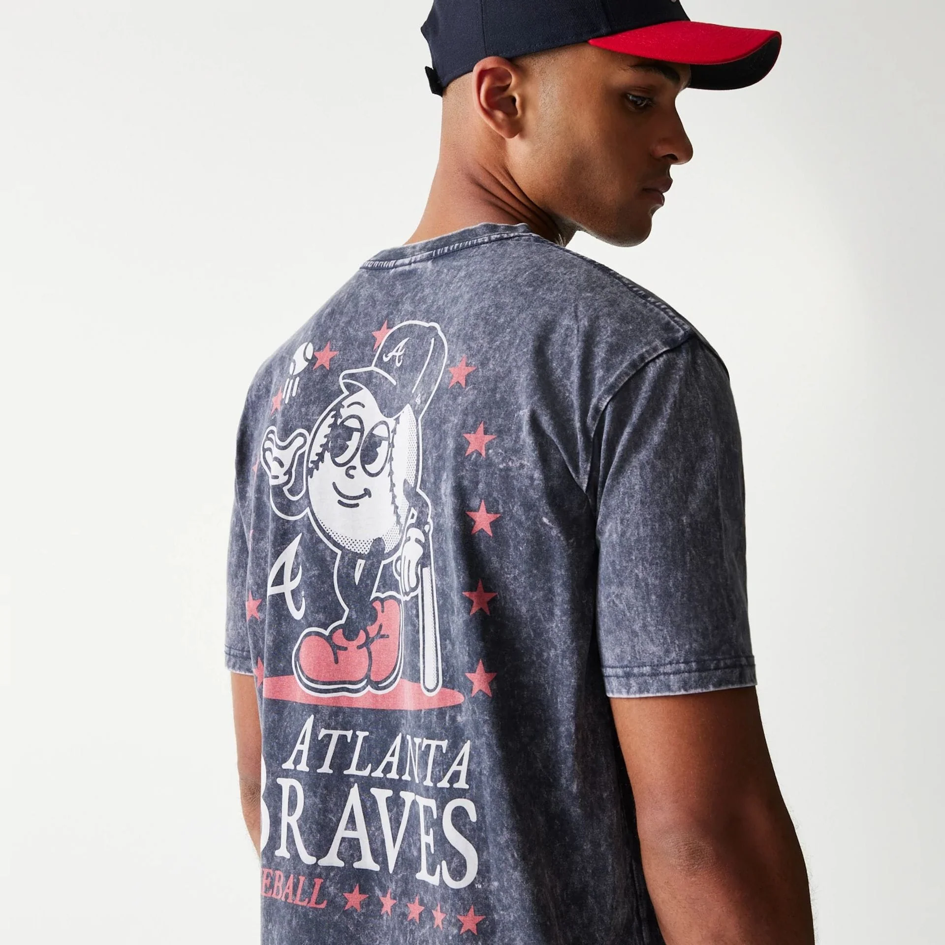 Atlanta Braves MLB Character Navy T-Shirt - Image 4