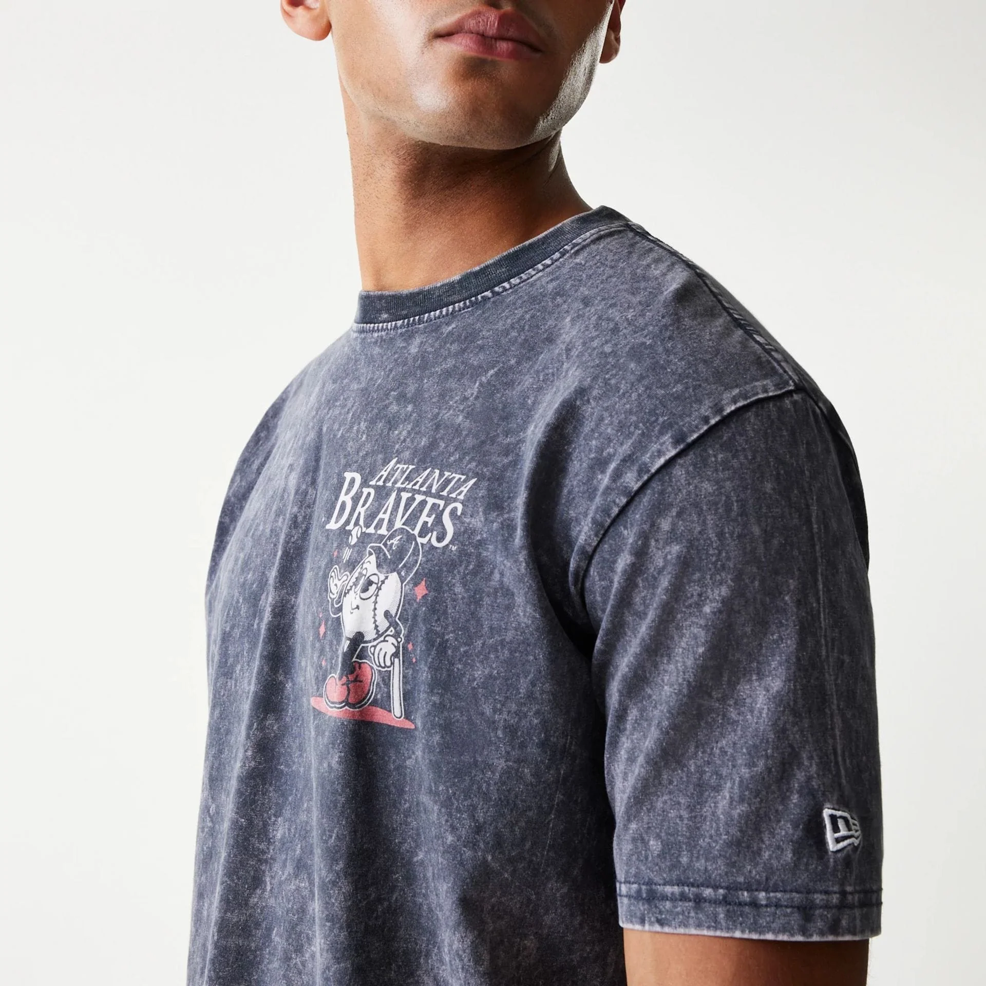 Atlanta Braves MLB Character Navy T-Shirt - Image 6