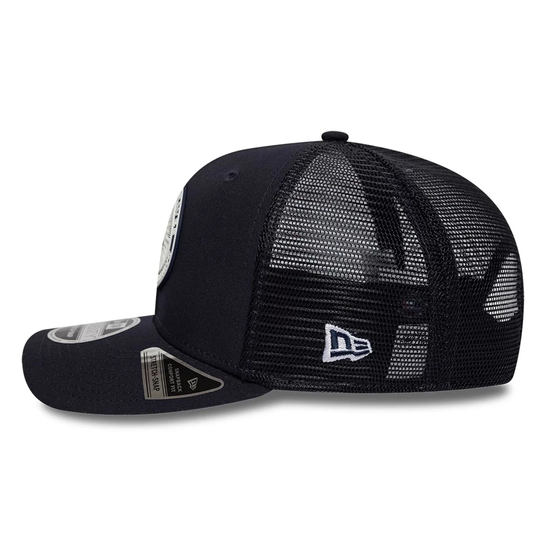 Atlanta Braves MLB Circles Navy 9SEVENTY Stretch Snap Adjustable Cap - Image 5