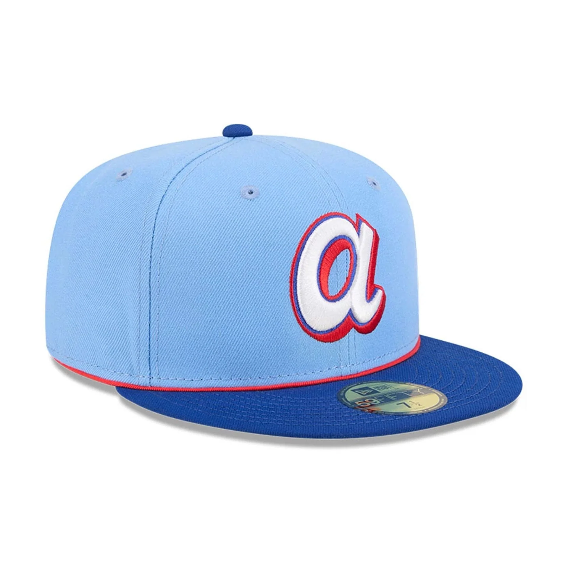 Atlanta Braves MLB City Connect Light Blue 59FIFTY Fitted Cap - Image 4
