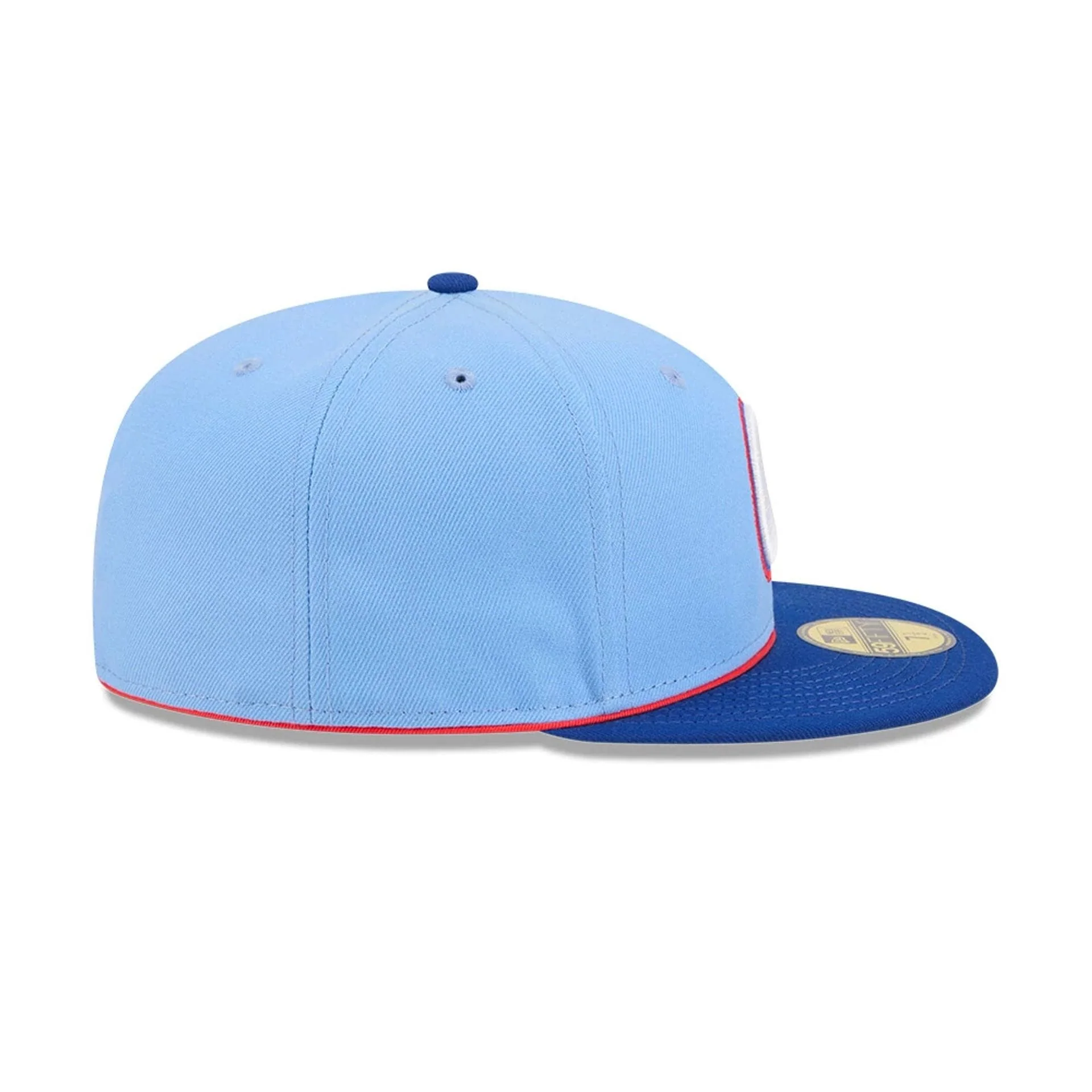 Atlanta Braves MLB City Connect Light Blue 59FIFTY Fitted Cap - Image 7