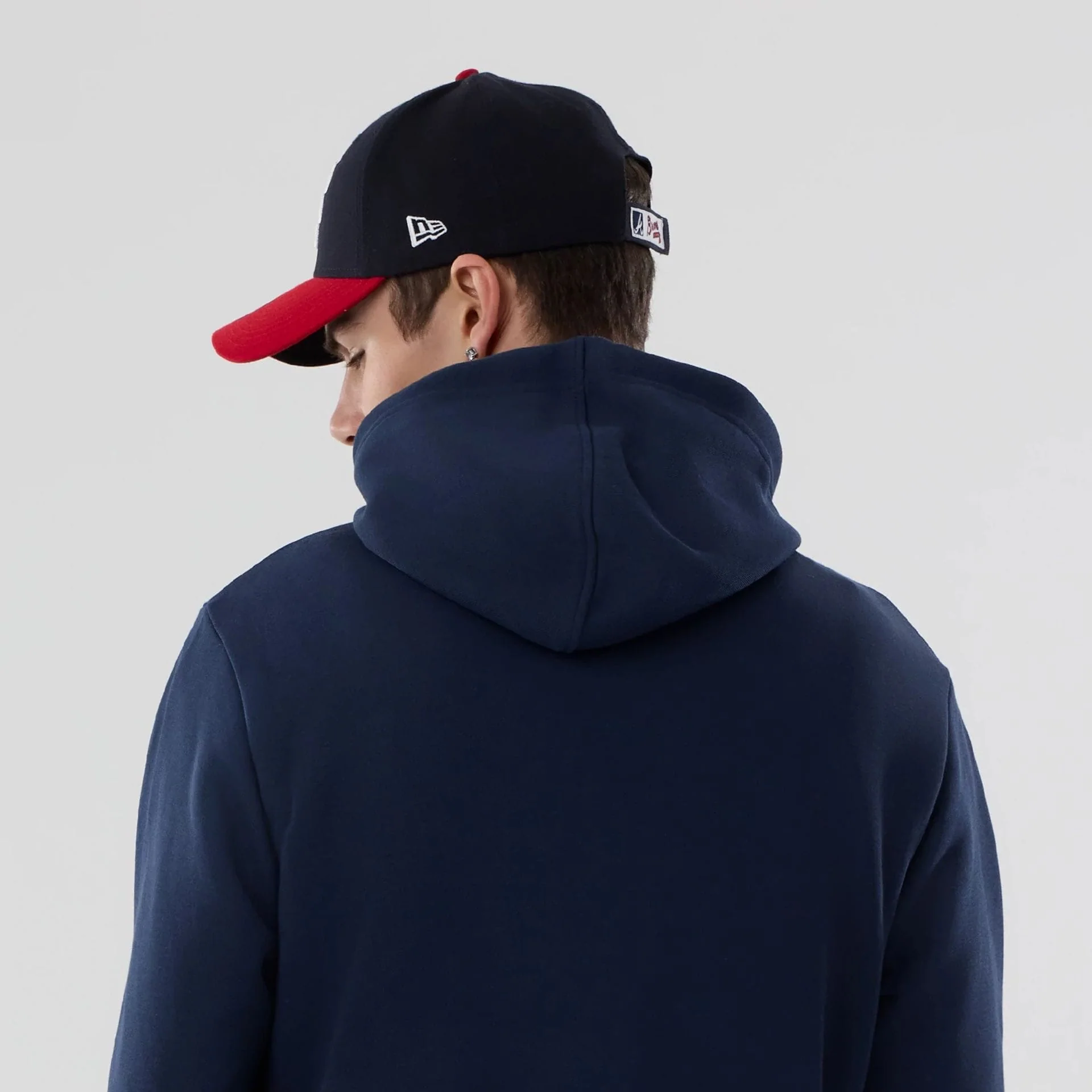 Atlanta Braves MLB Dark Blue Pullover Hoodie - Image 7