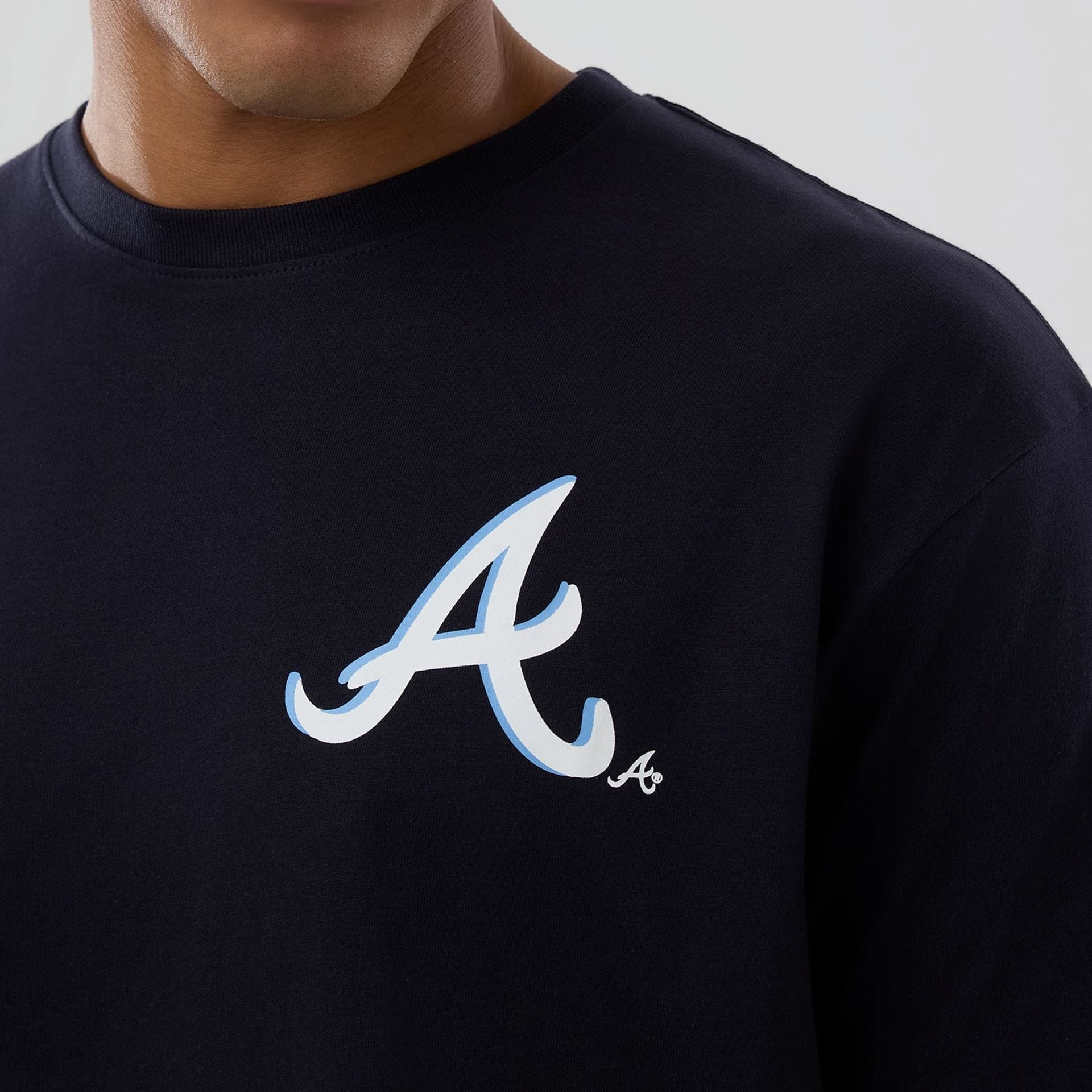 Atlanta Braves MLB Graphic Navy T-Shirt - Image 5
