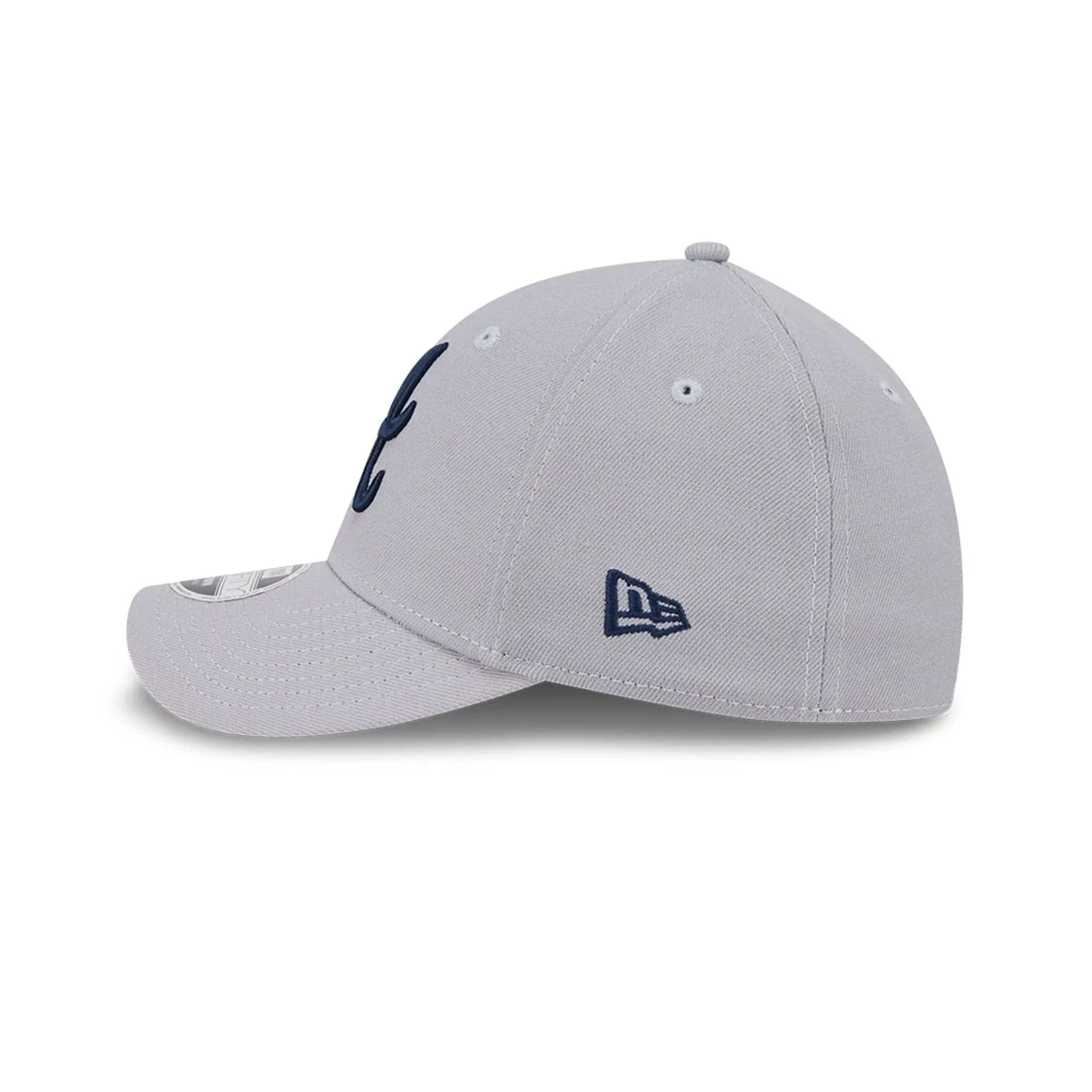 Atlanta Braves MLB Grey 39THIRTY M-Crown Stretch Fit Cap - Image 5