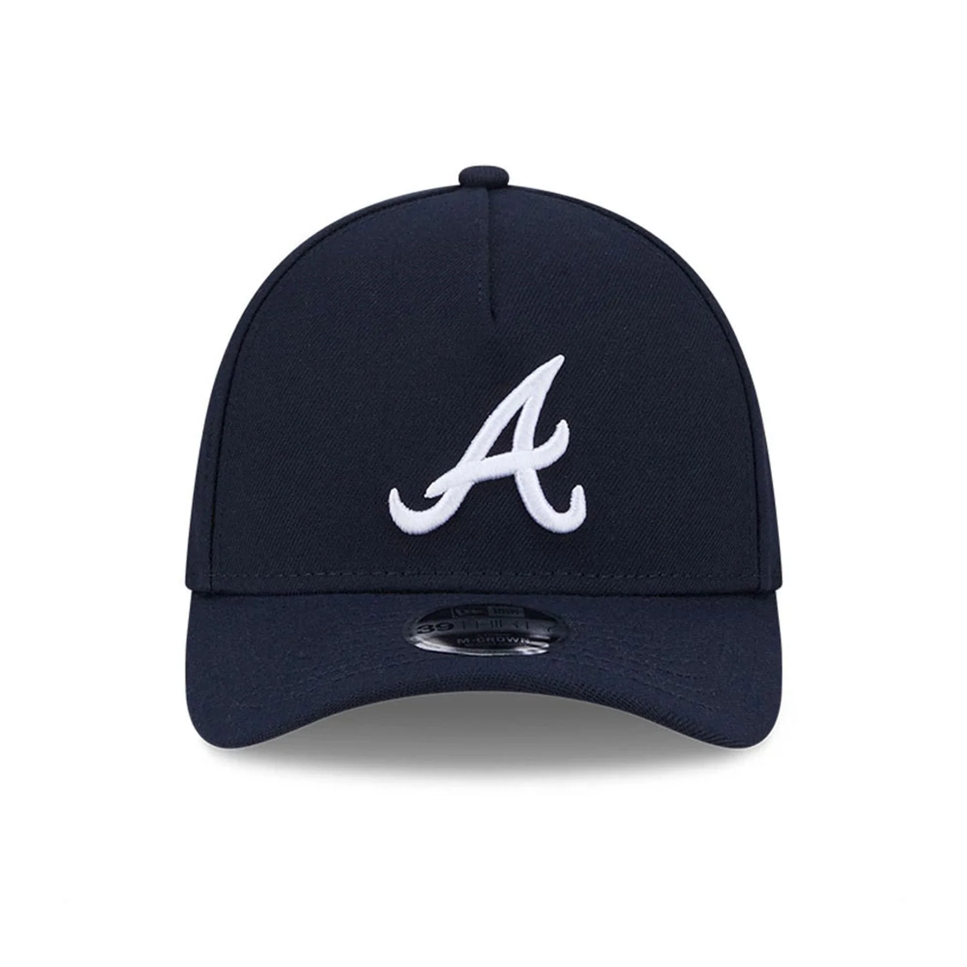 Atlanta Braves MLB Navy 39THIRTY M-Crown A-Frame Stretch Fit Cap - Image 3