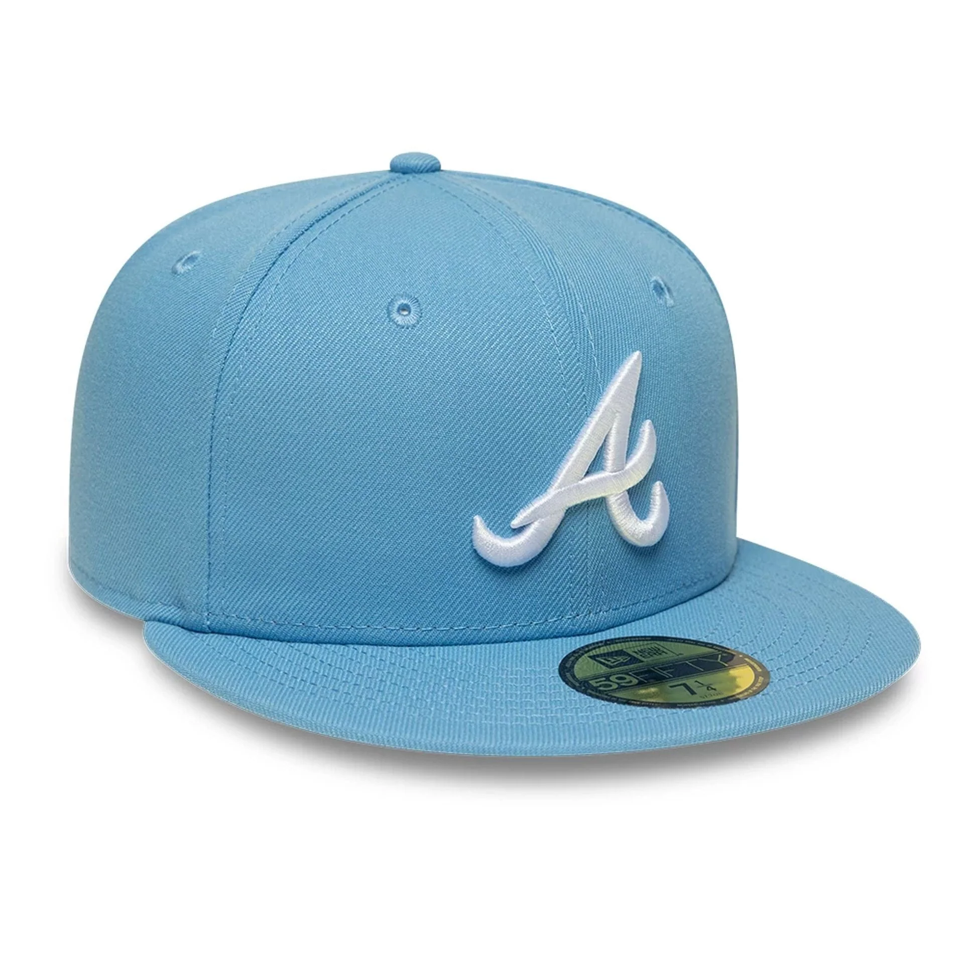 Atlanta Braves MLB Pastel Blue 59FIFTY Fitted Cap - Image 4
