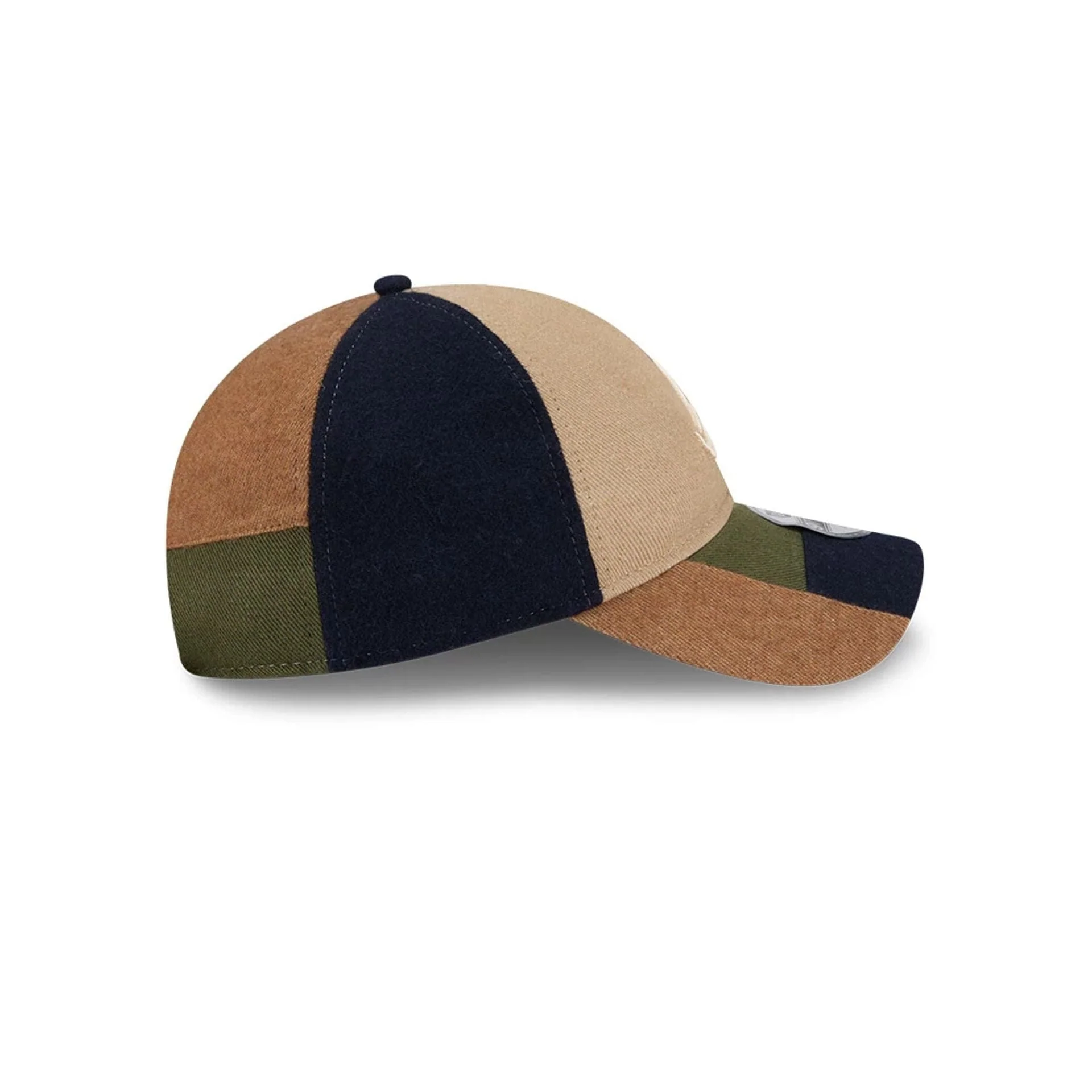 Atlanta Braves MLB Patchwork Open Brown 9TWENTY Adjustable Cap - Image 6