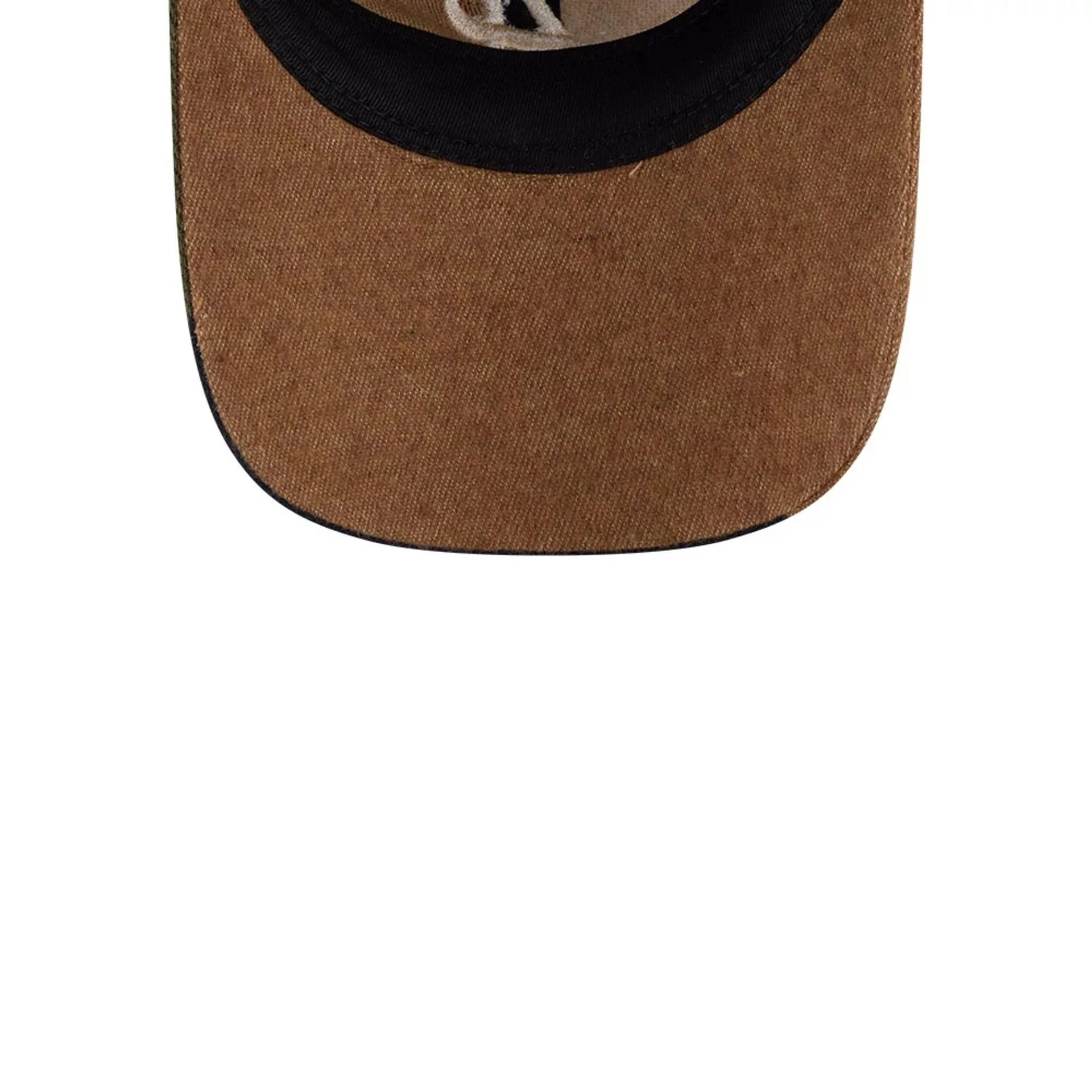 Atlanta Braves MLB Patchwork Open Brown 9TWENTY Adjustable Cap - Image 7
