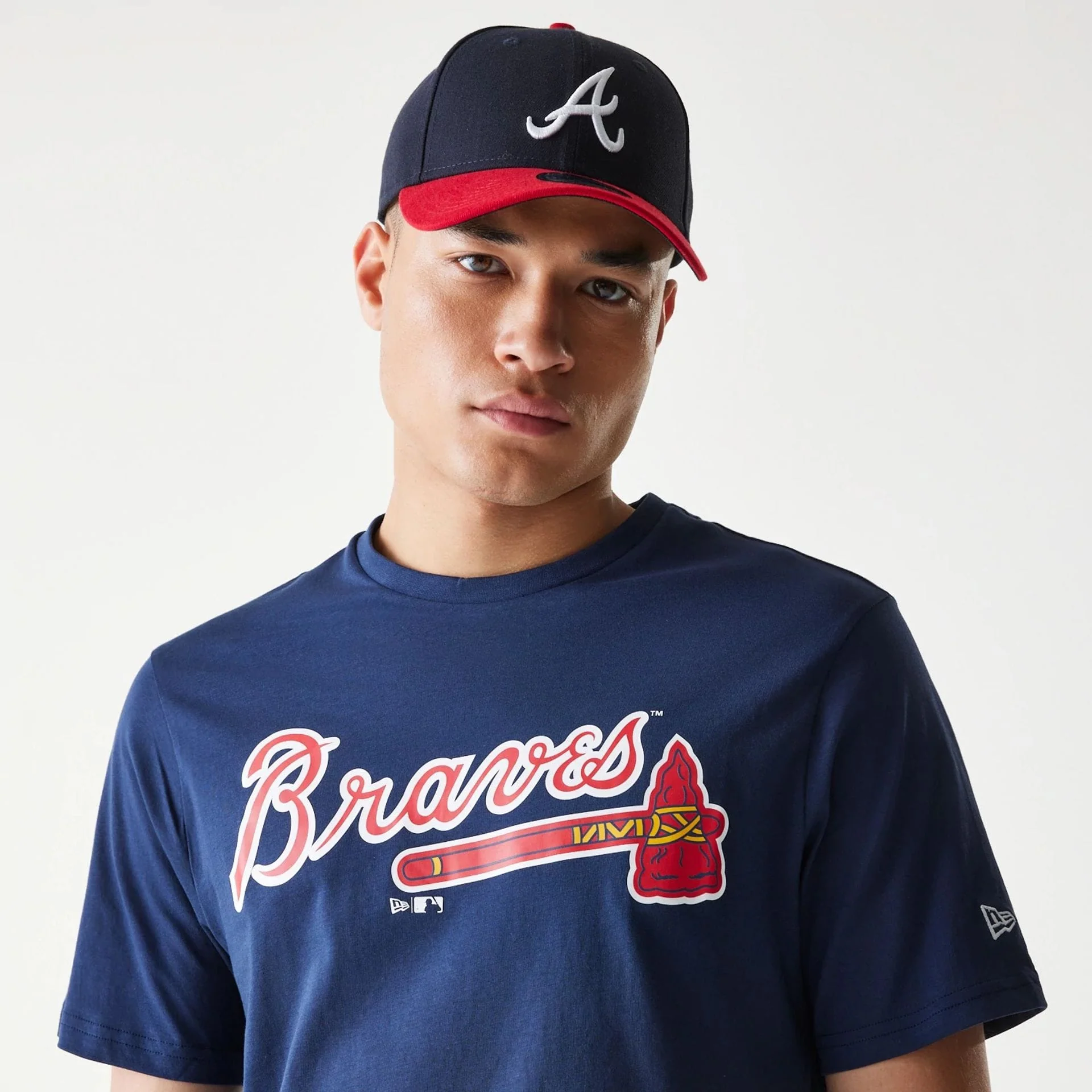 Atlanta Braves MLB Regular Dark Blue T-Shirt - Image 2