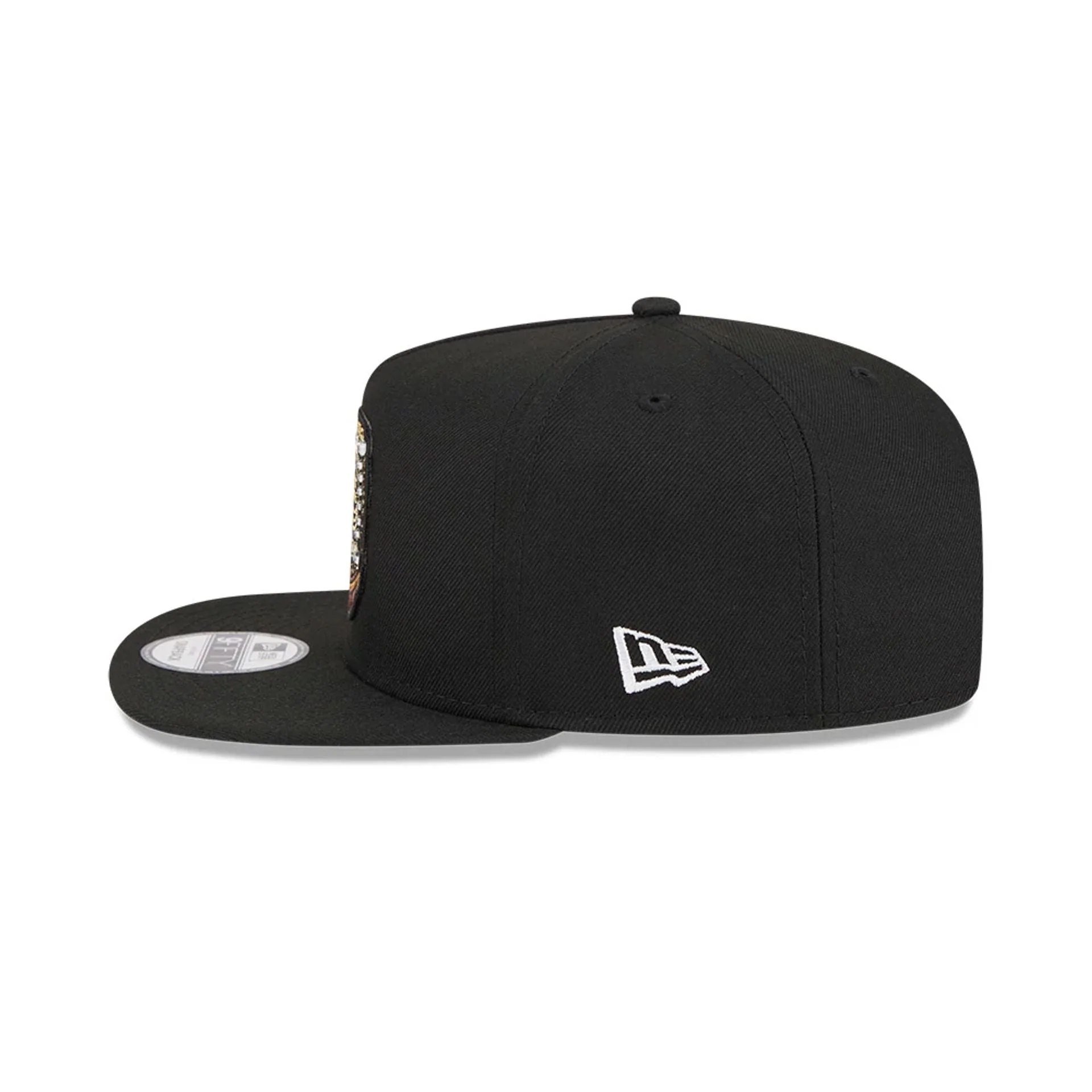 Atlanta Braves MLB Ring Black 9FIFTY A-Frame Snapback Adjustable Cap - Image 6