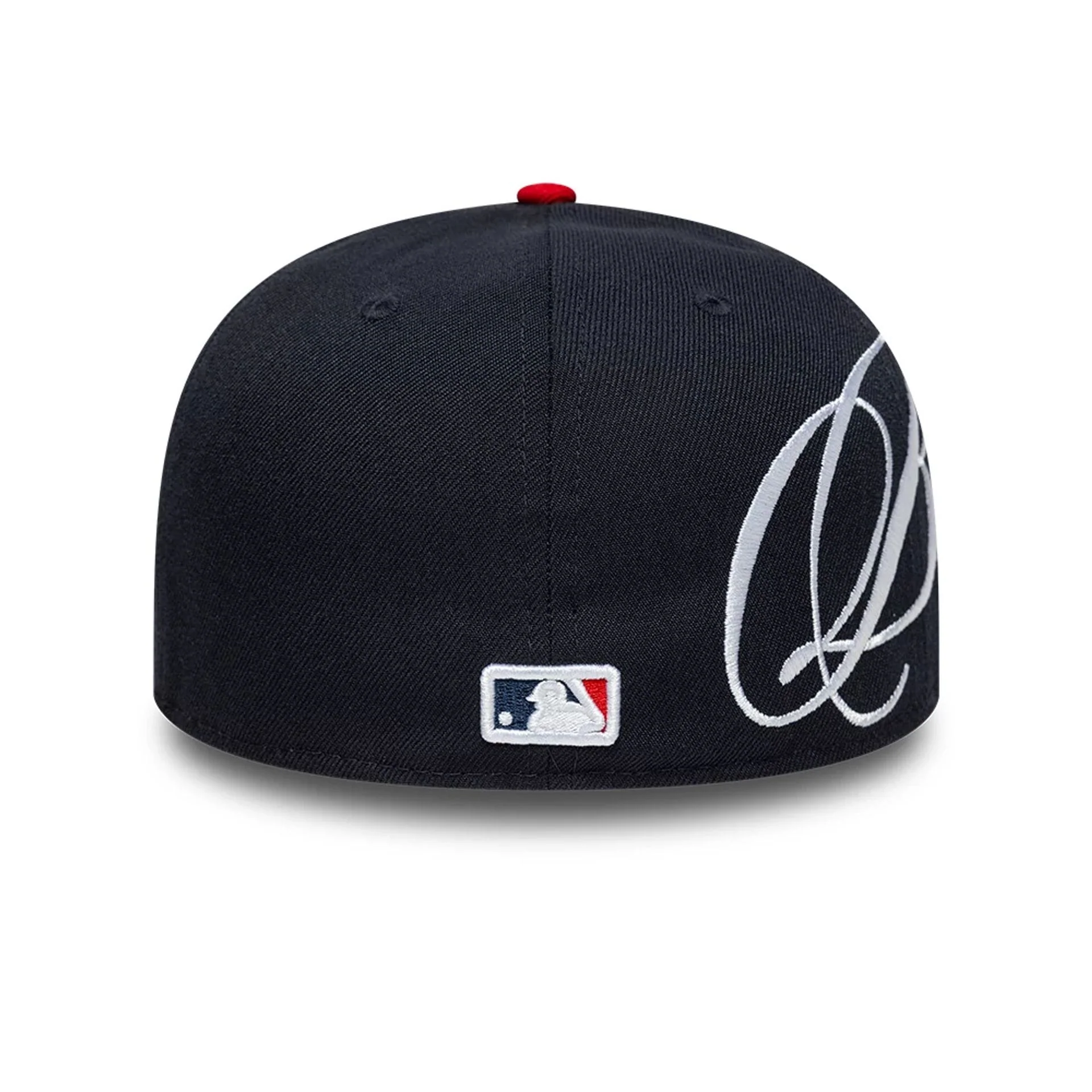 Atlanta Braves MLB Side Script Navy Low Profile 59FIFTY Fitted Cap - Image 6