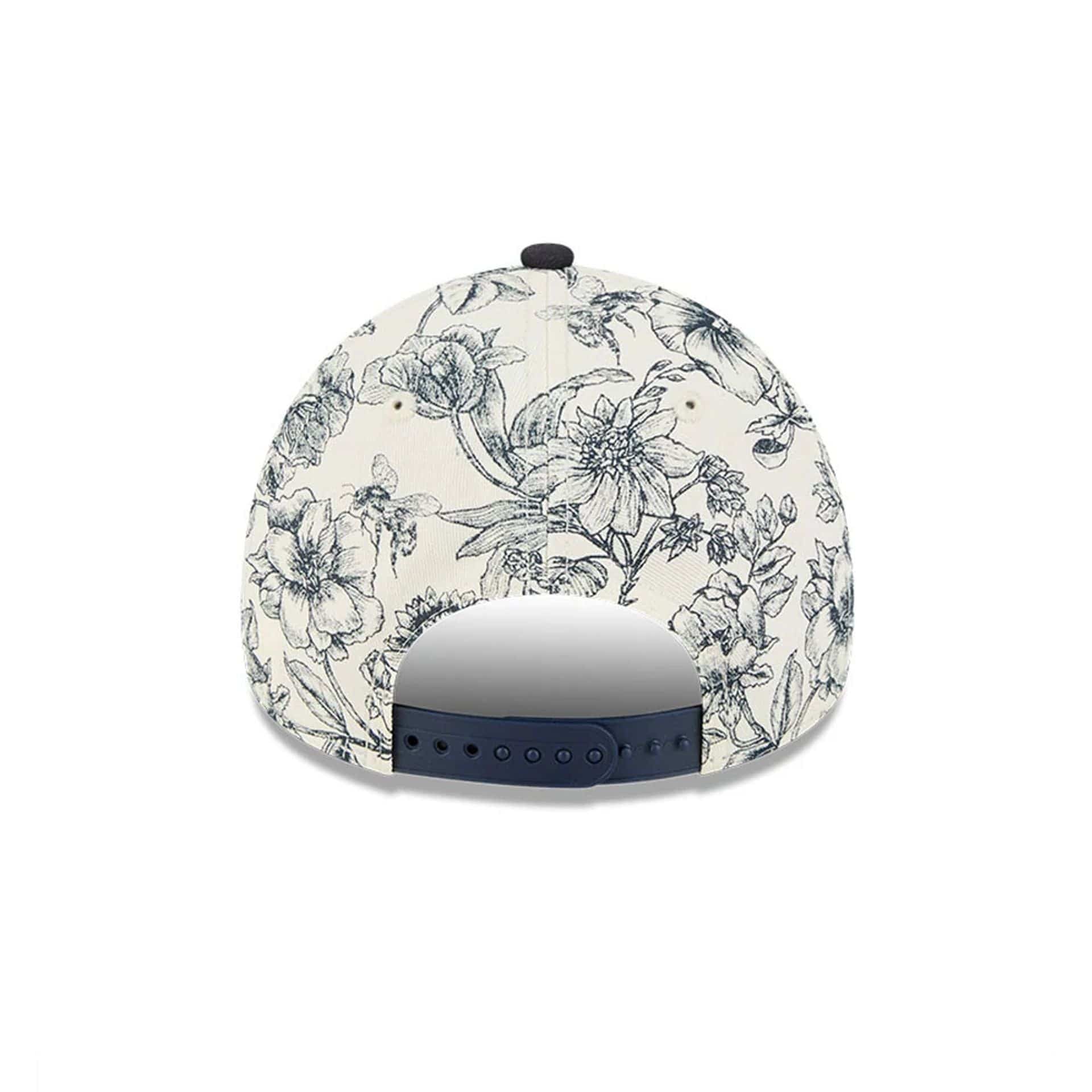 Atlanta Braves MLB Spring Floral Navy 9FORTY A-Frame Adjustable Cap - Image 6