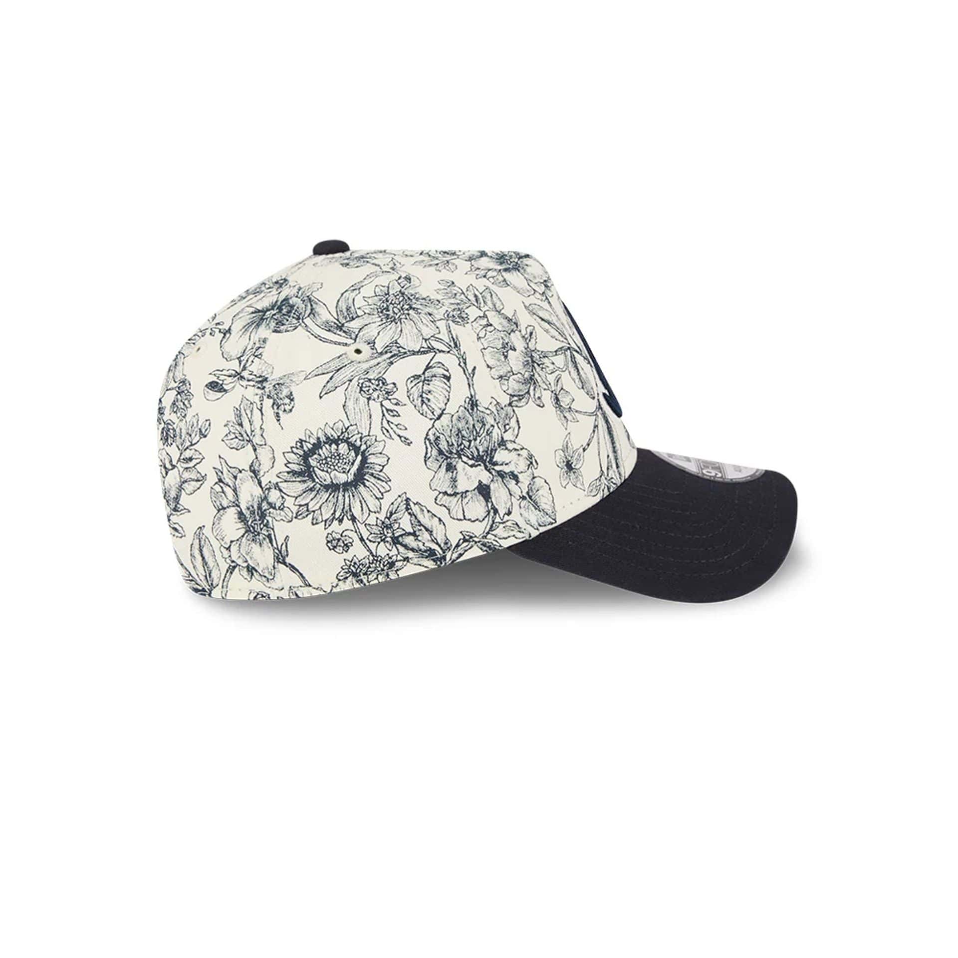 Atlanta Braves MLB Spring Floral Navy 9FORTY A-Frame Adjustable Cap - Image 7
