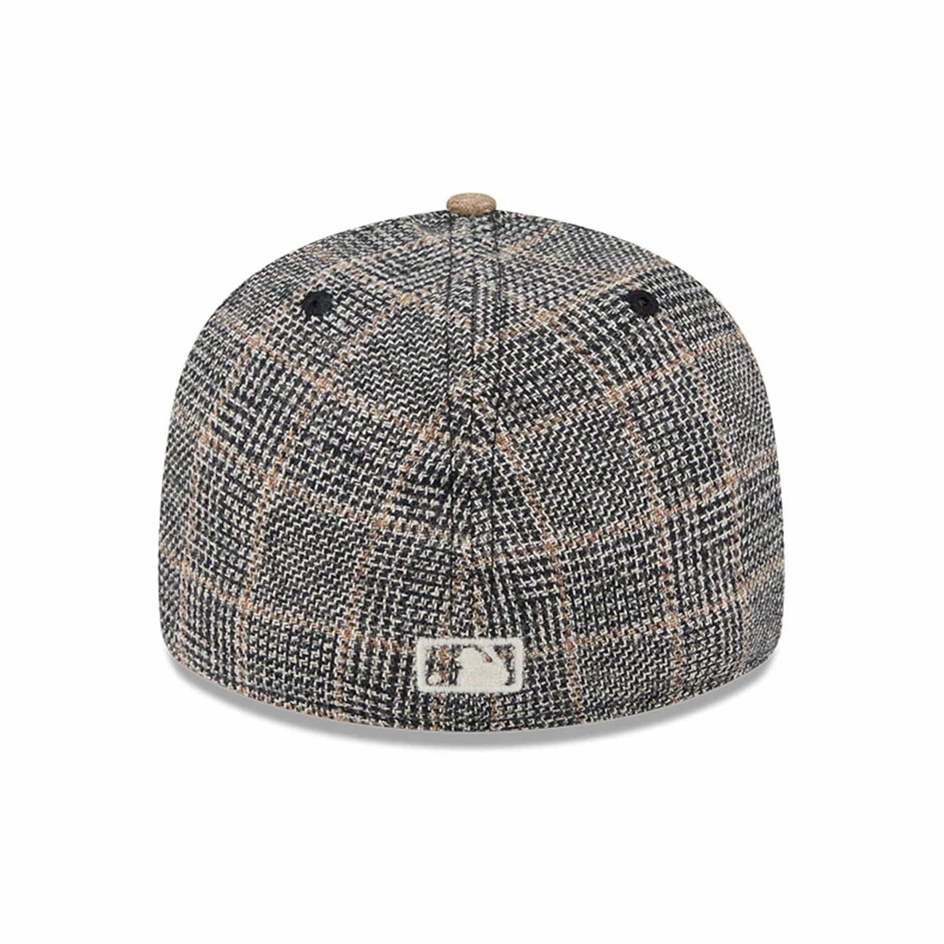 Atlanta Braves MLB Vintage Tweed Open Blue Retro Crown 59FIFTY Fitted Cap - Image 5