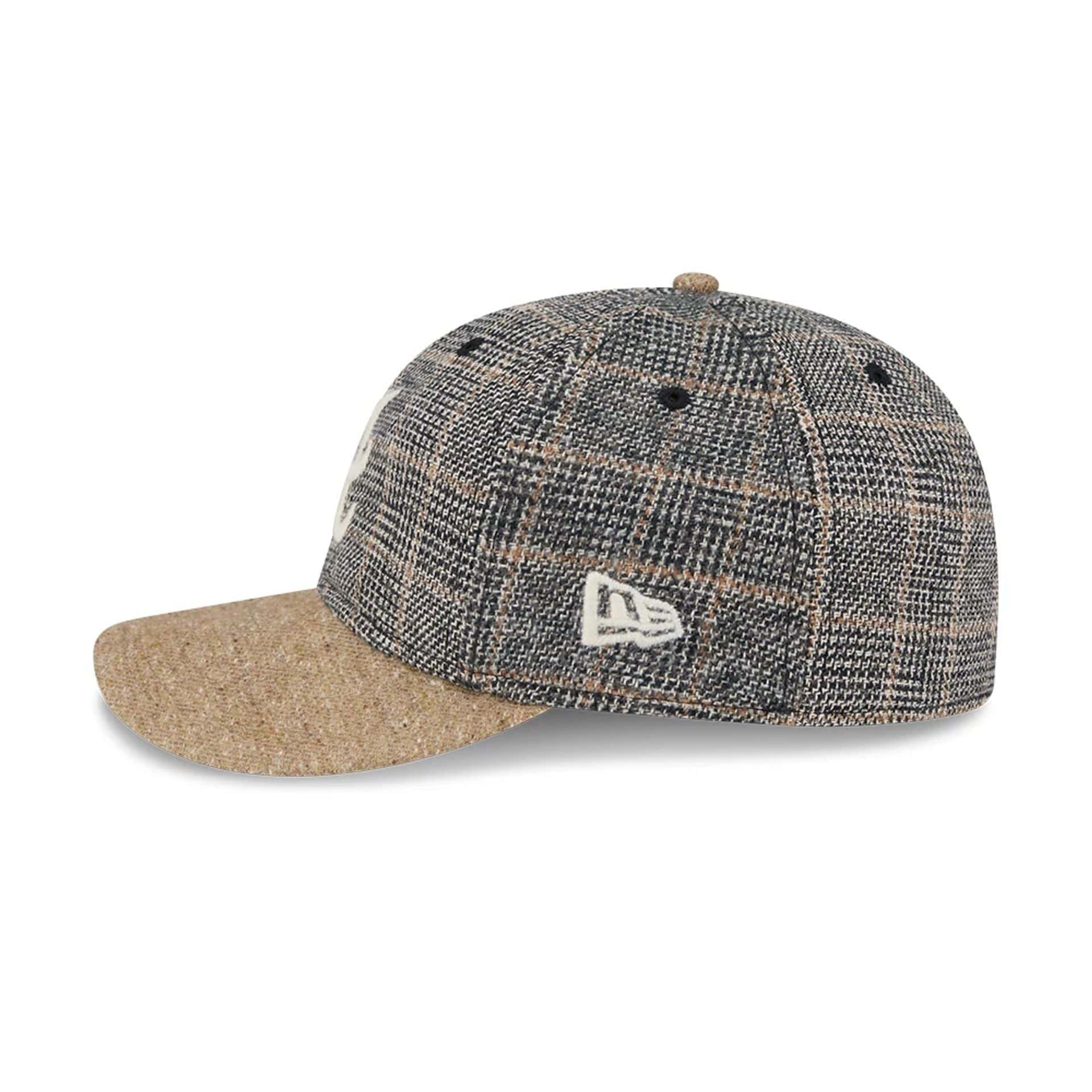 Atlanta Braves MLB Vintage Tweed Open Blue Retro Crown 59FIFTY Fitted Cap - Image 6