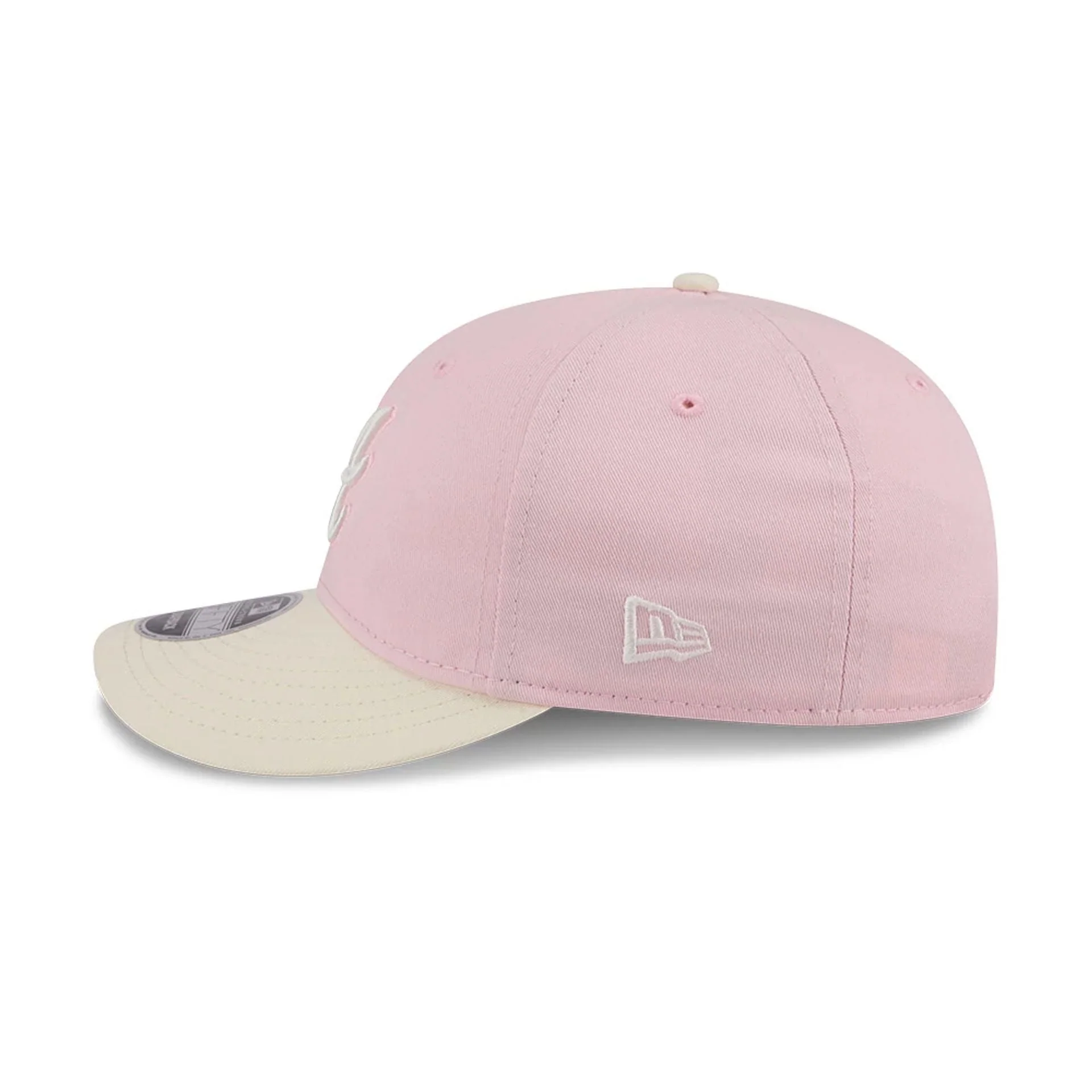 Atlanta Braves MLB Washed Tie Dye Pastel Pink 9FIFTY Snapback Adjustable Cap - Image 5