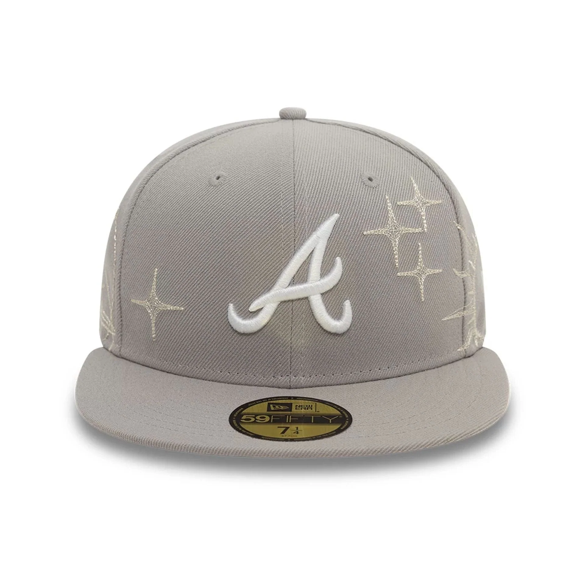Atlanta Braves MLB Zodiac Grey 59FIFTY Fitted Cap - Image 2