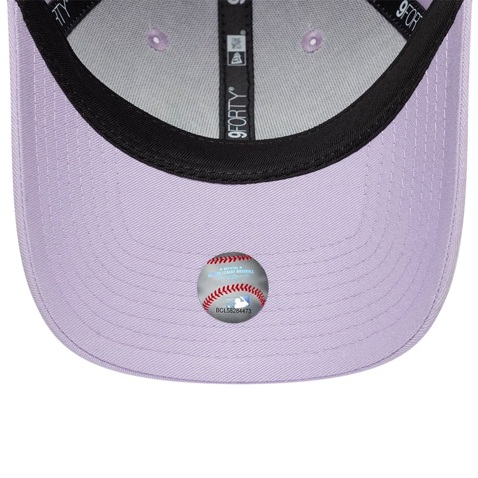 Atlanta Braves Womens MLB Floral Icon Pastel Purple 9FORTY Adjustable Cap - Image 7