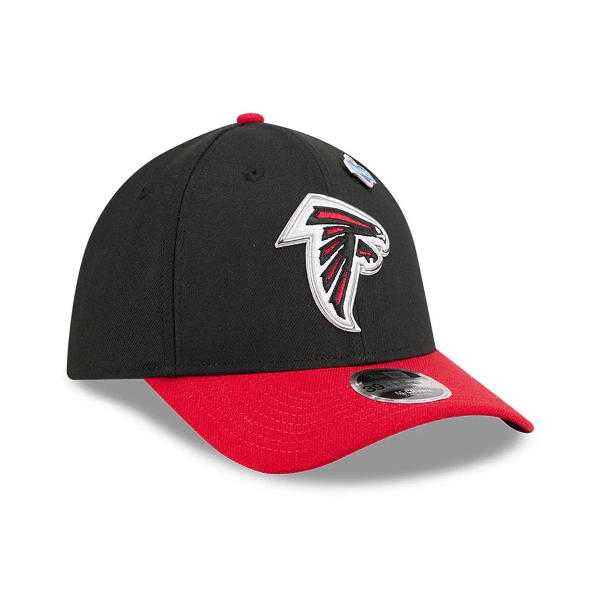 Atlanta Falcons NFL Draft 2026 Black 39THIRTY M-Crown Stretch Fit Cap - Image 4
