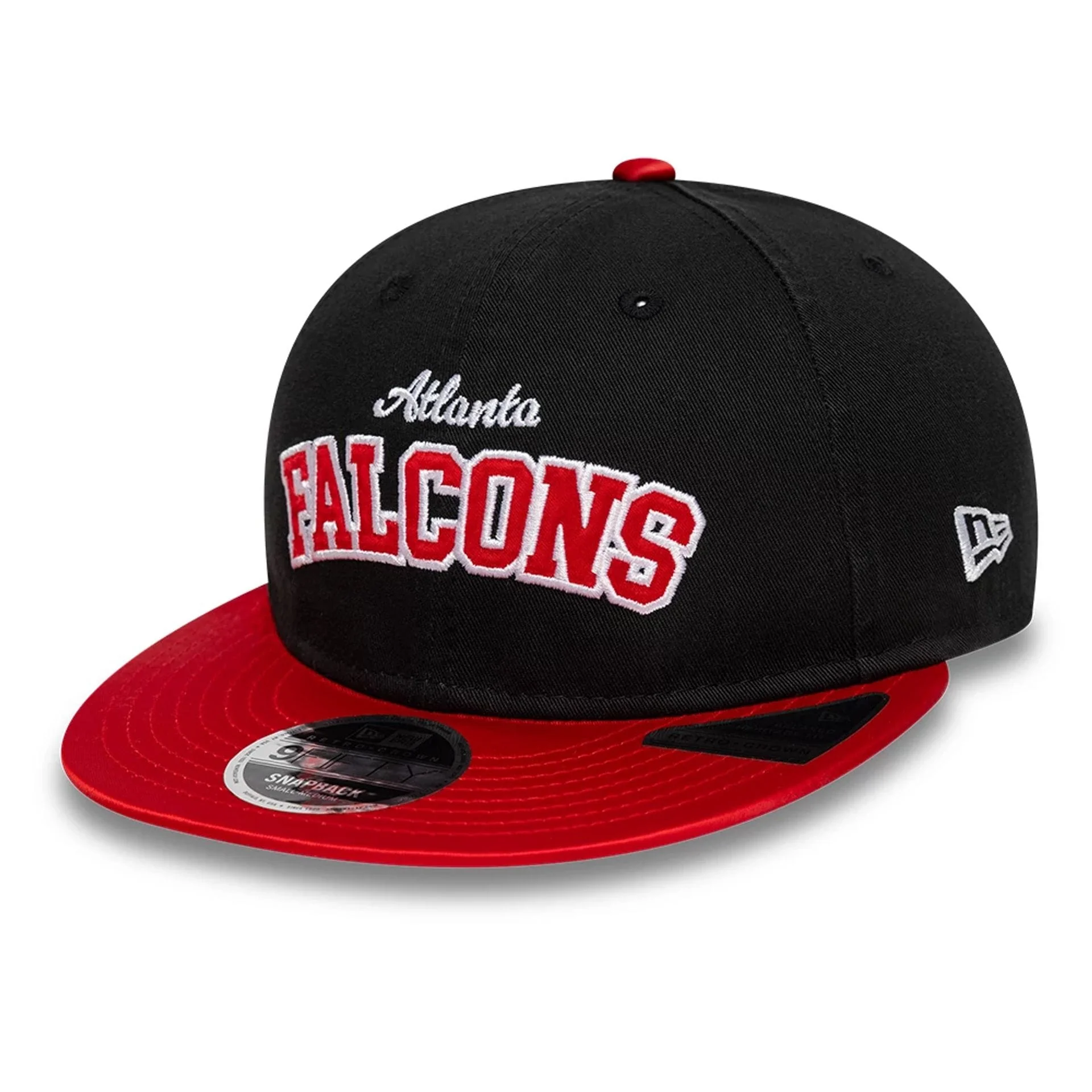 Atlanta Falcons NFL Historic Black Retro Crown 9FIFTY Adjustable Cap - Image 3