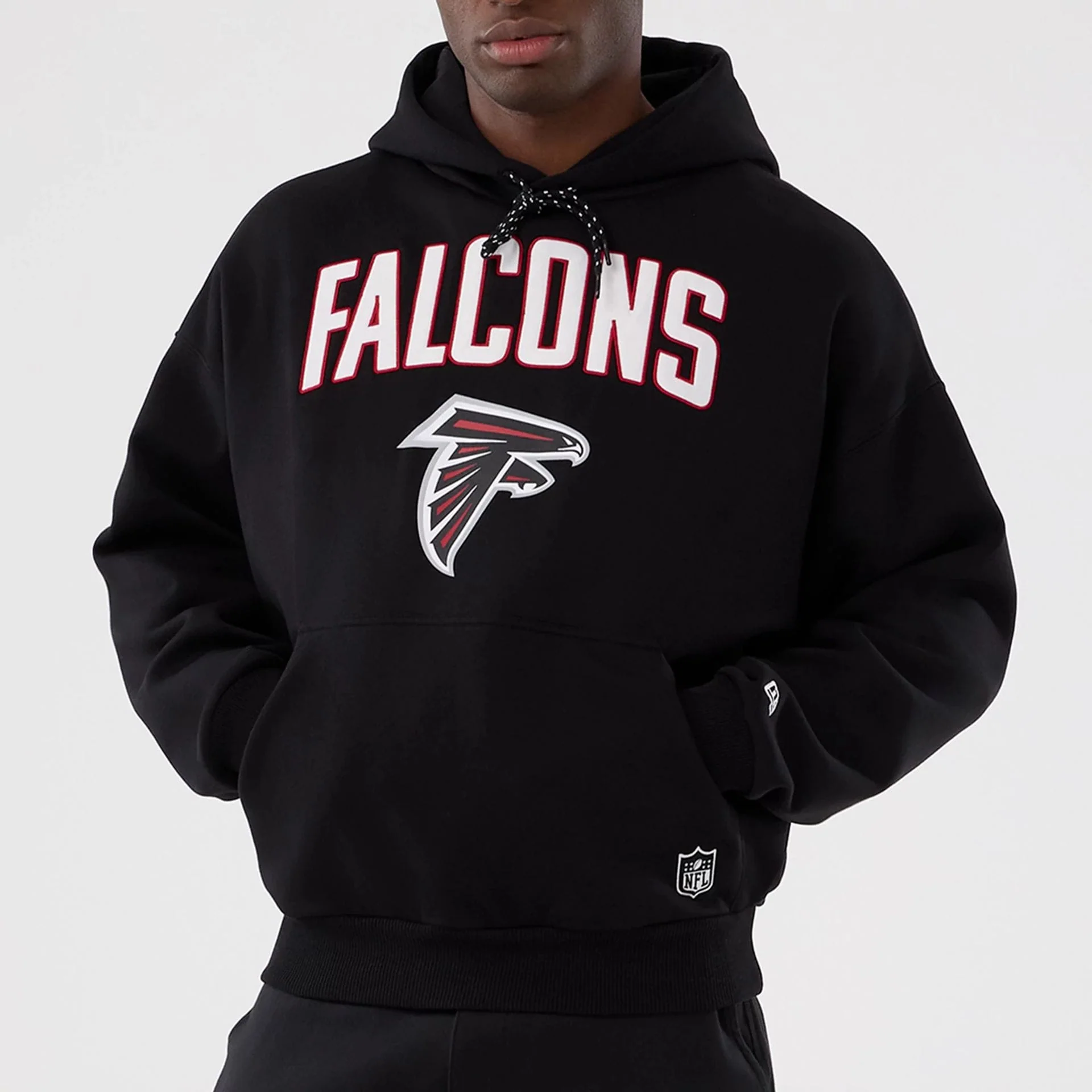 Atlanta Falcons NFL International Series Games 2025 Black Premium Pullover Hoodie - Image 7